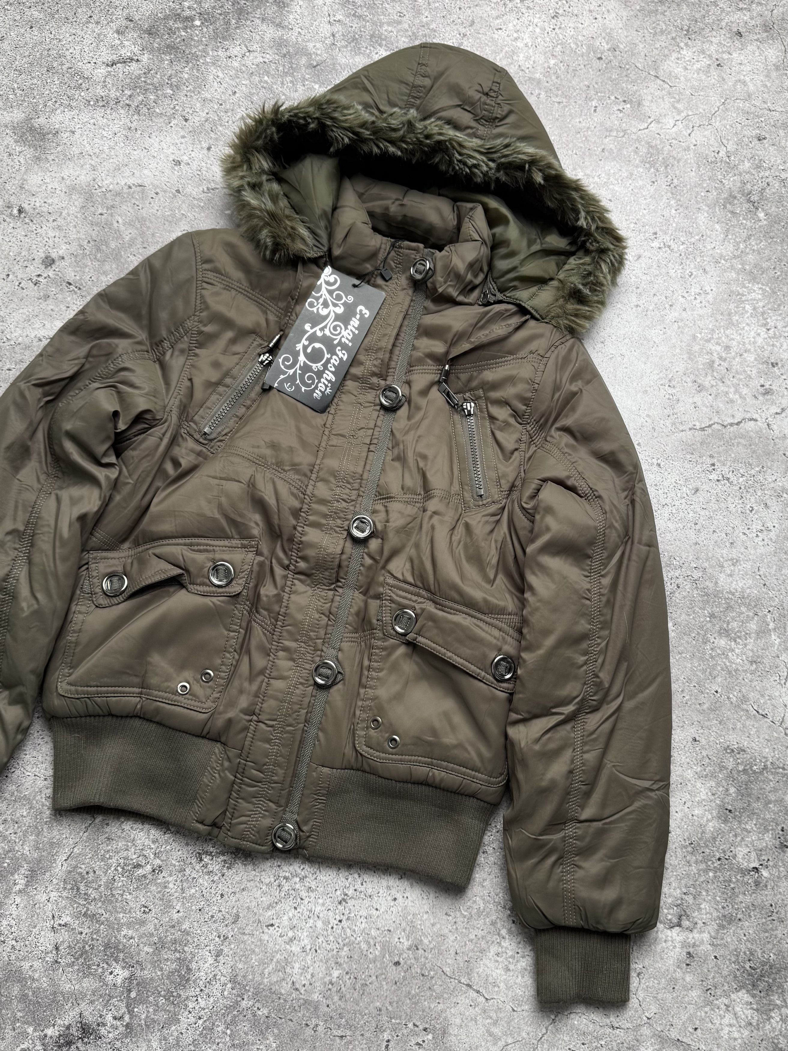 Vintage Vintage Hooded Jacket C677(V576) Size S / US 4 / IT 40 - 3 Thumbnail