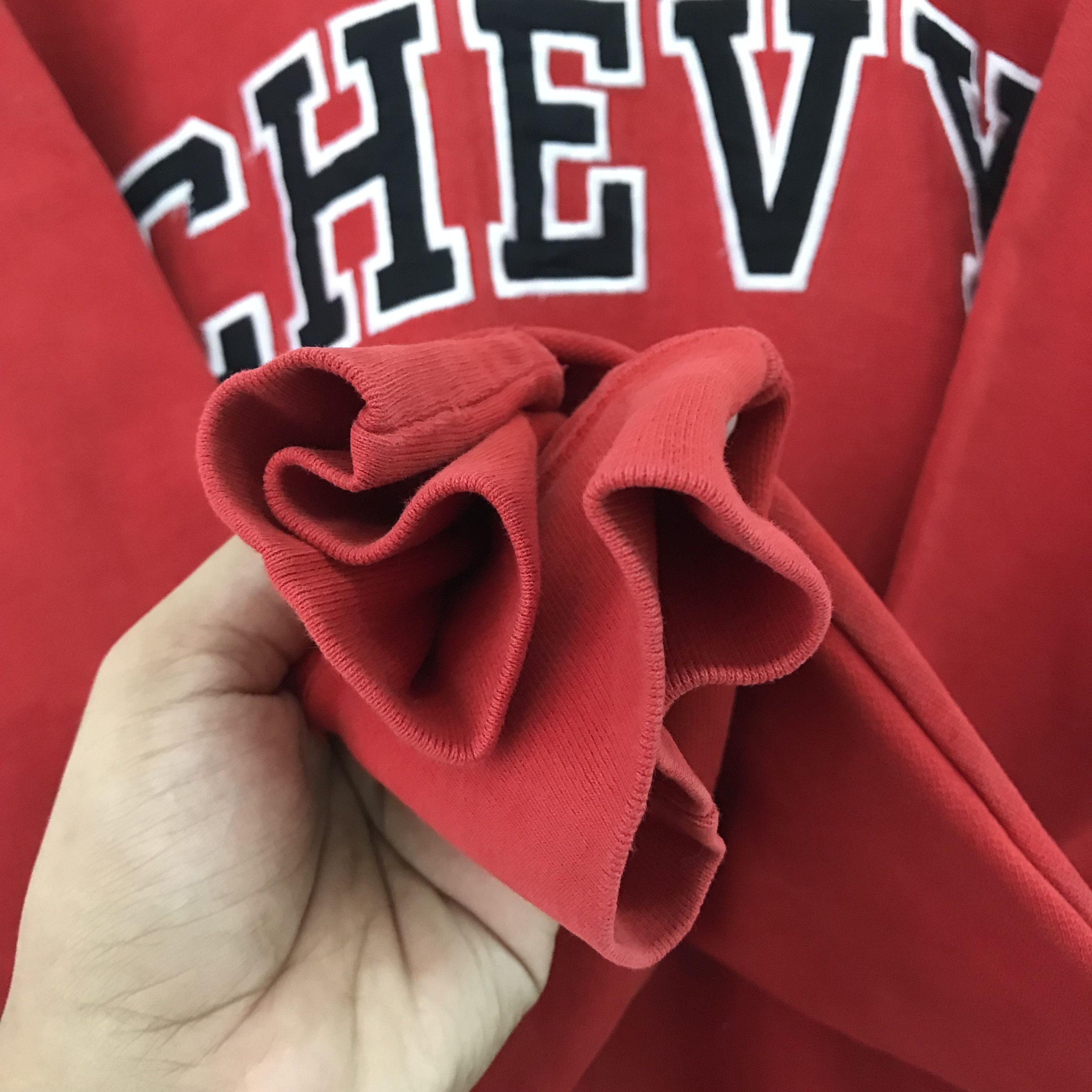 Chevrolet Vintage 90's Chevrolet Chevy Red Sweatshirt - 584 Size US XXL / EU 58 / 5 - 8 Thumbnail