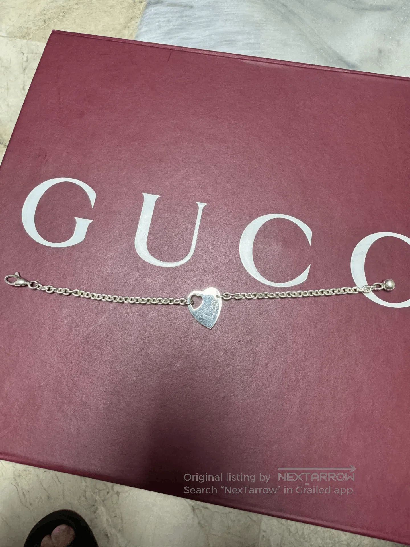 Gucci Gucci Trademark Heart Pendant Bracelet. Size ONE SIZE - 1 Thumbnail