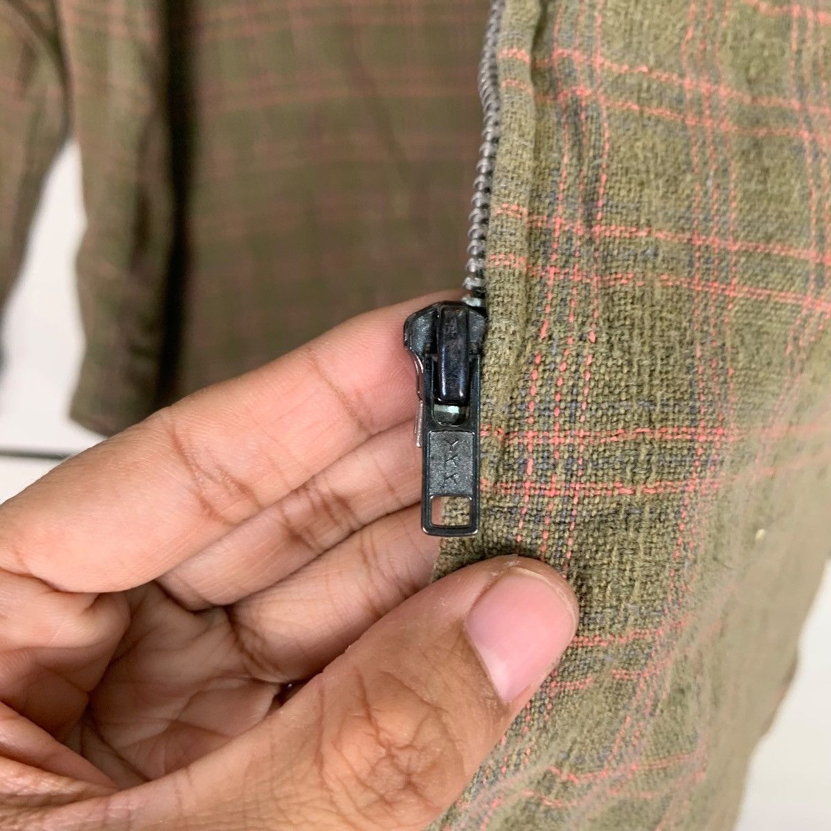 Oshkosh OSHKOSH Checked Plaid Double Pocket Flannel Jacket #0313-C14 Size US L / EU 52-54 / 3 - 13 Thumbnail