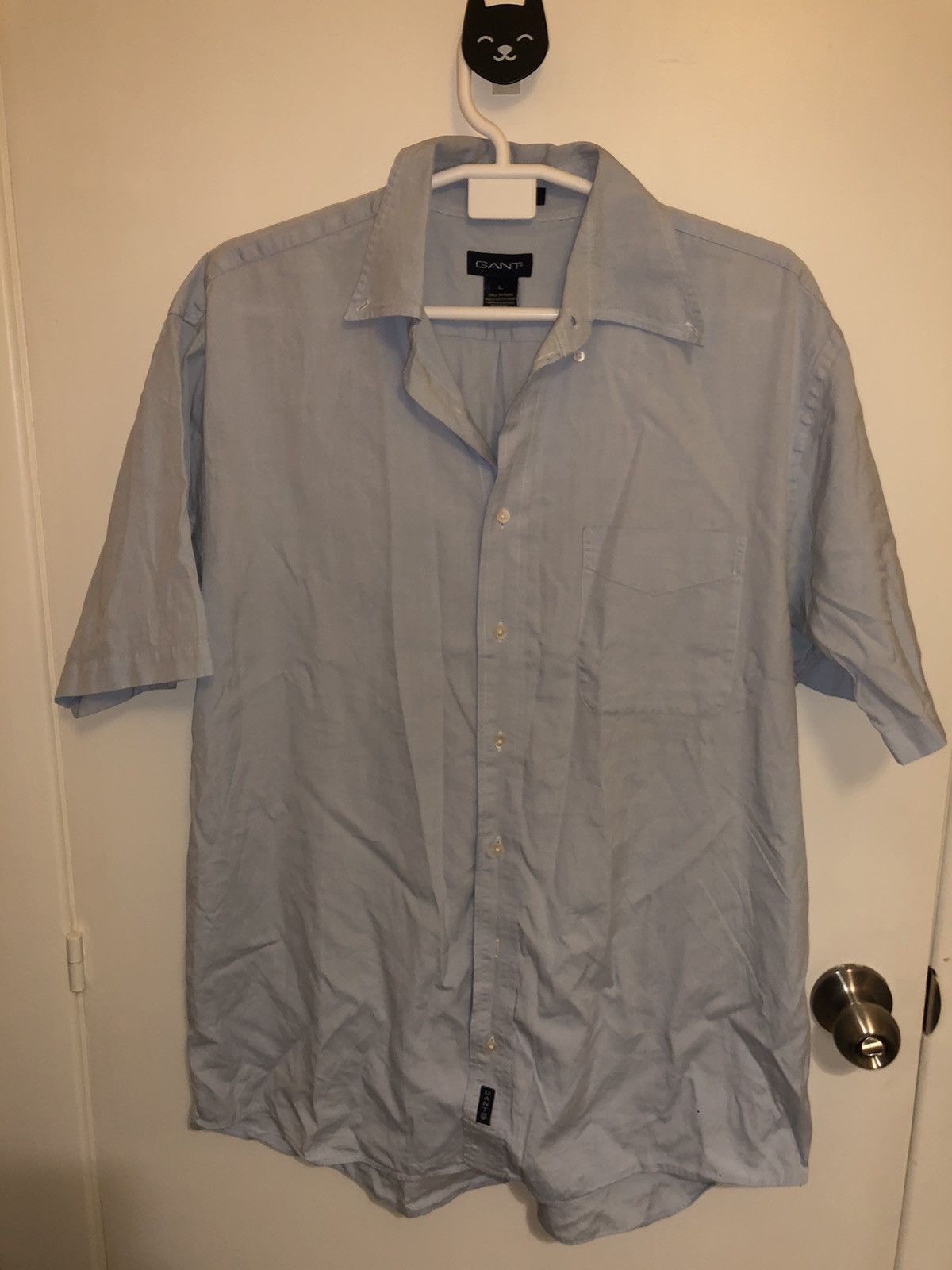 Gant × Vintage Vintage Gant Light Blue Shirt Size US L / EU 52-54 / 3 - 1 Thumbnail