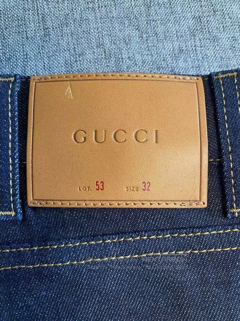 Gucci Gucci Tiger pattern printed straight jeans Size US 32 / EU 48 - 7 Thumbnail