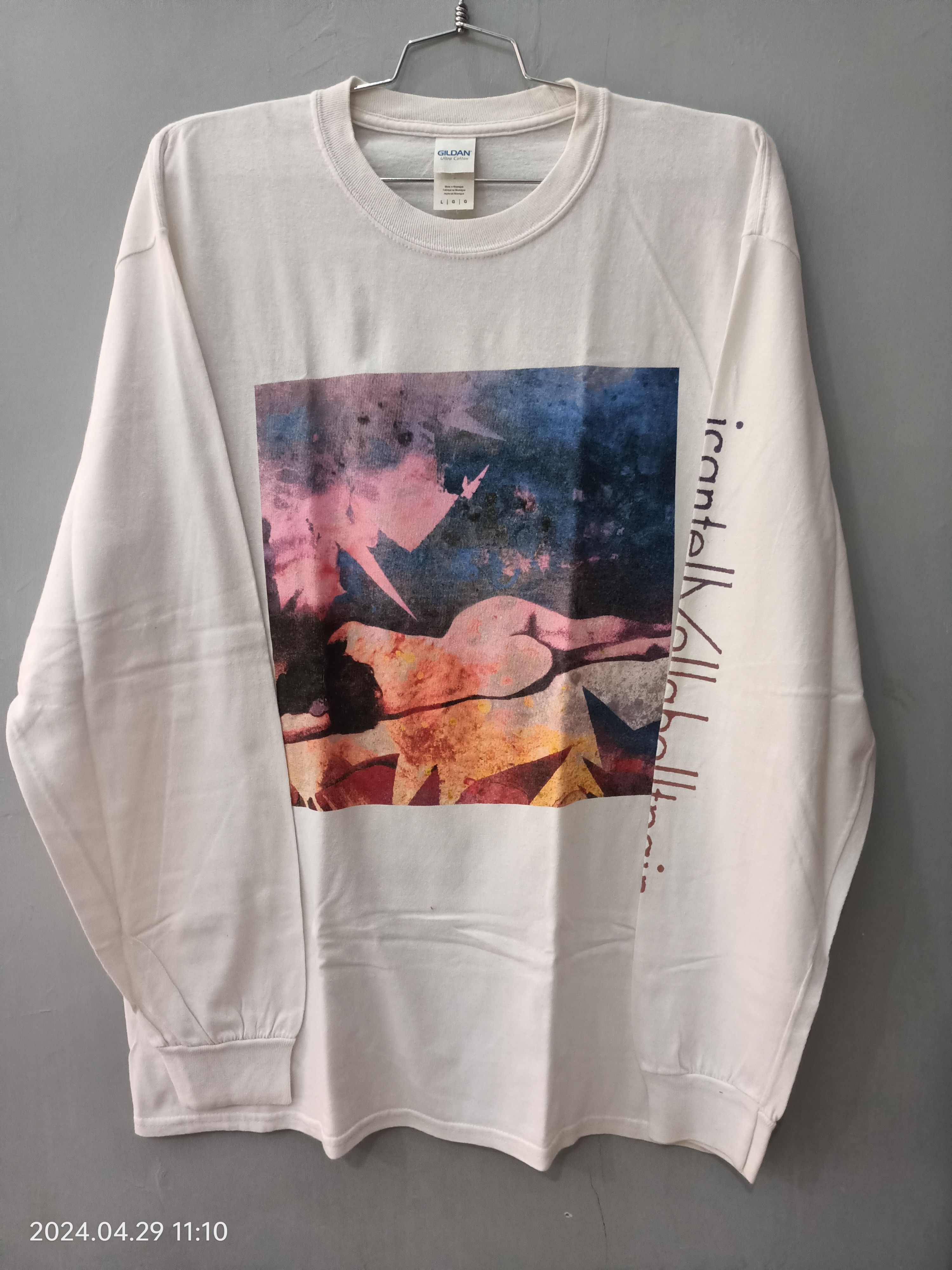 image of Band Tees x Rock T Shirt Vintage 00S Converge Jane Doe Hardcore Punk Band Y2K in White (Size Large)