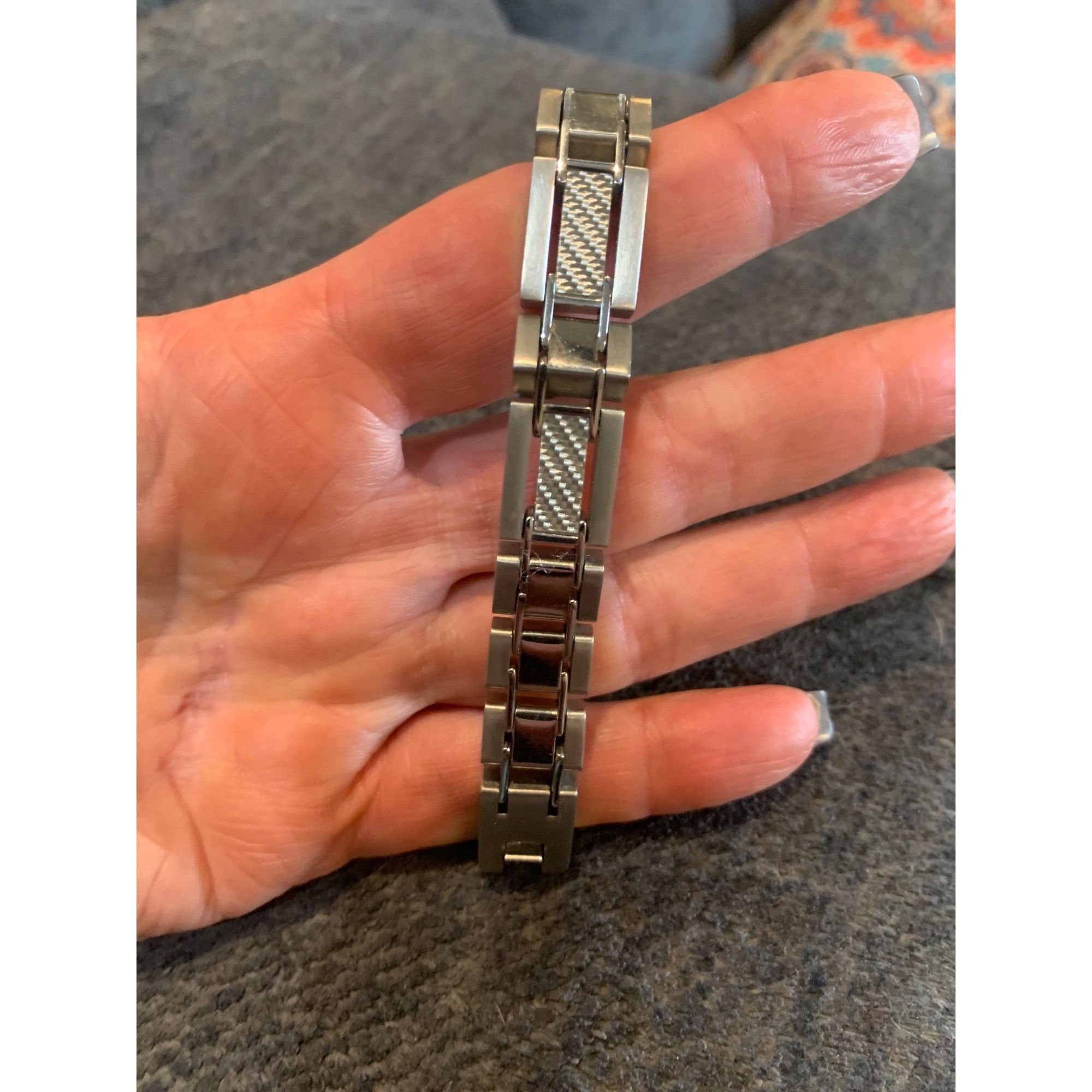 Other Stainless Steel Mens Link Bracelet Size ONE SIZE - 1 Preview