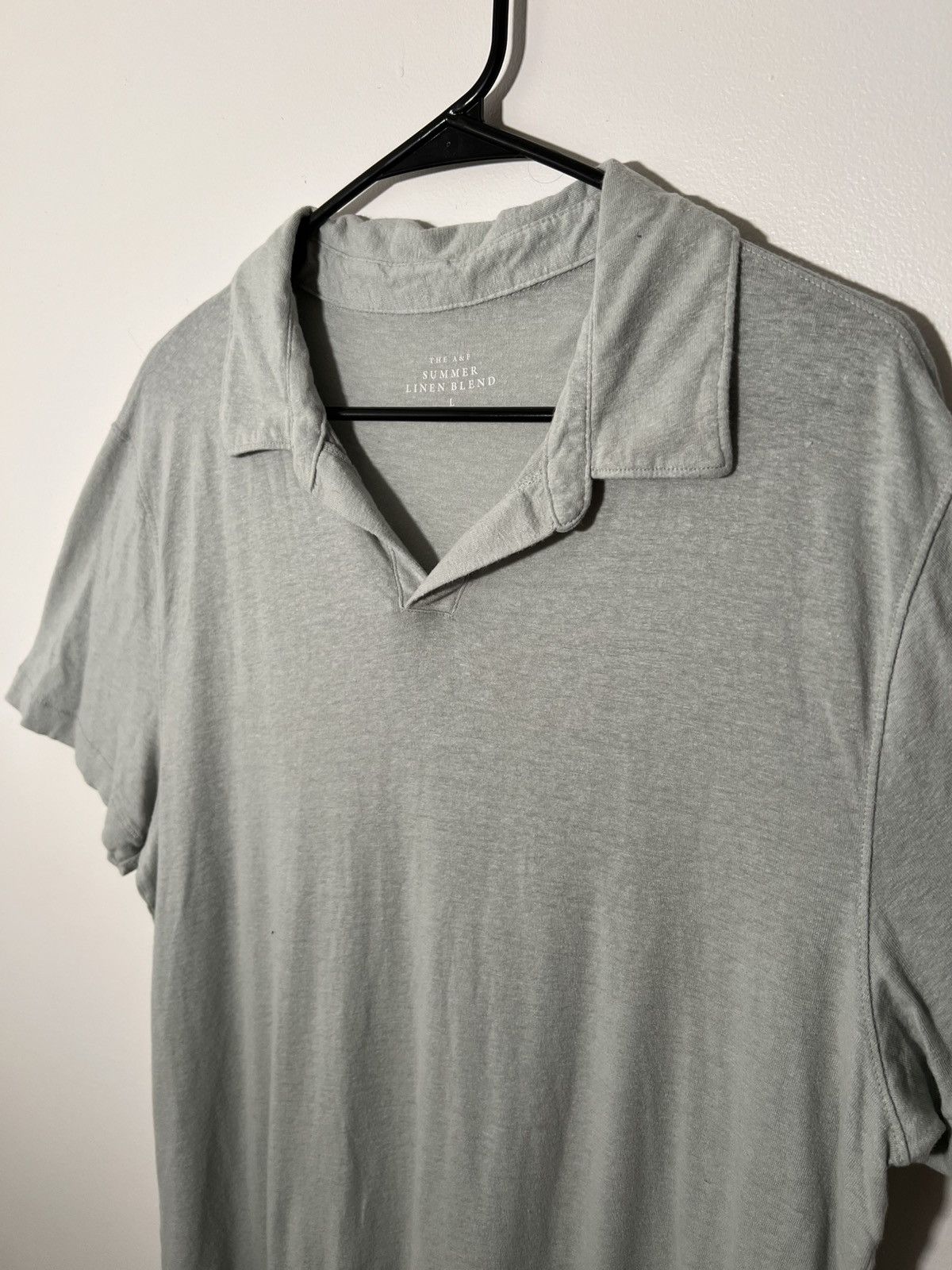 Abercrombie & Fitch Abercrombie Summer Linen Polo Size US L / EU 52-54 / 3 - 4 Thumbnail