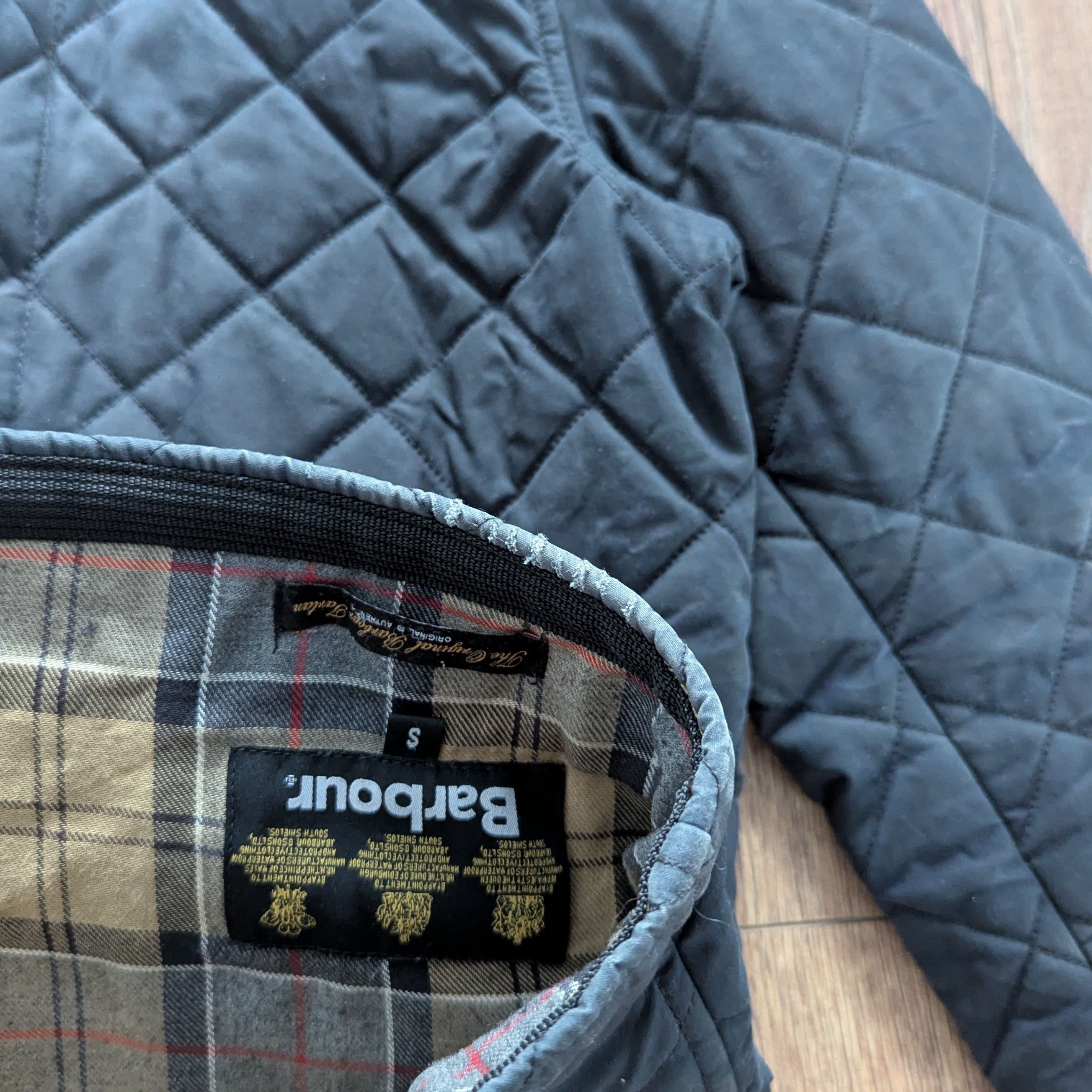 Barbour Barbour Wax Chelsea Sportsquilt Jacket Size S Waxed Cotton Size US S / EU 44-46 / 1 - 12 Thumbnail