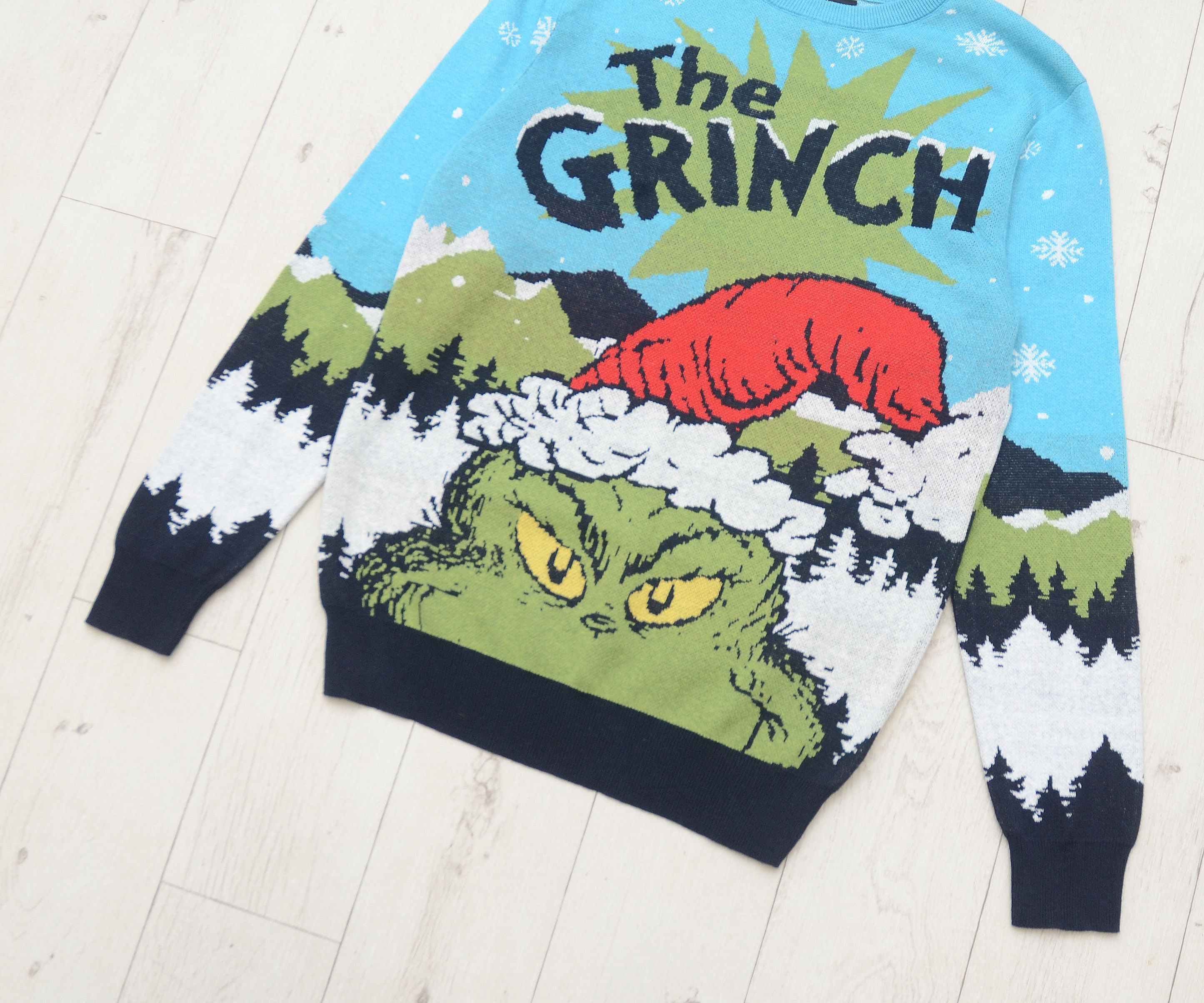 Cartoon Network The Grinch Christmas Sweater Jumper Full Printed Graphic Size US M / EU 48-50 / 2 - 4 Thumbnail