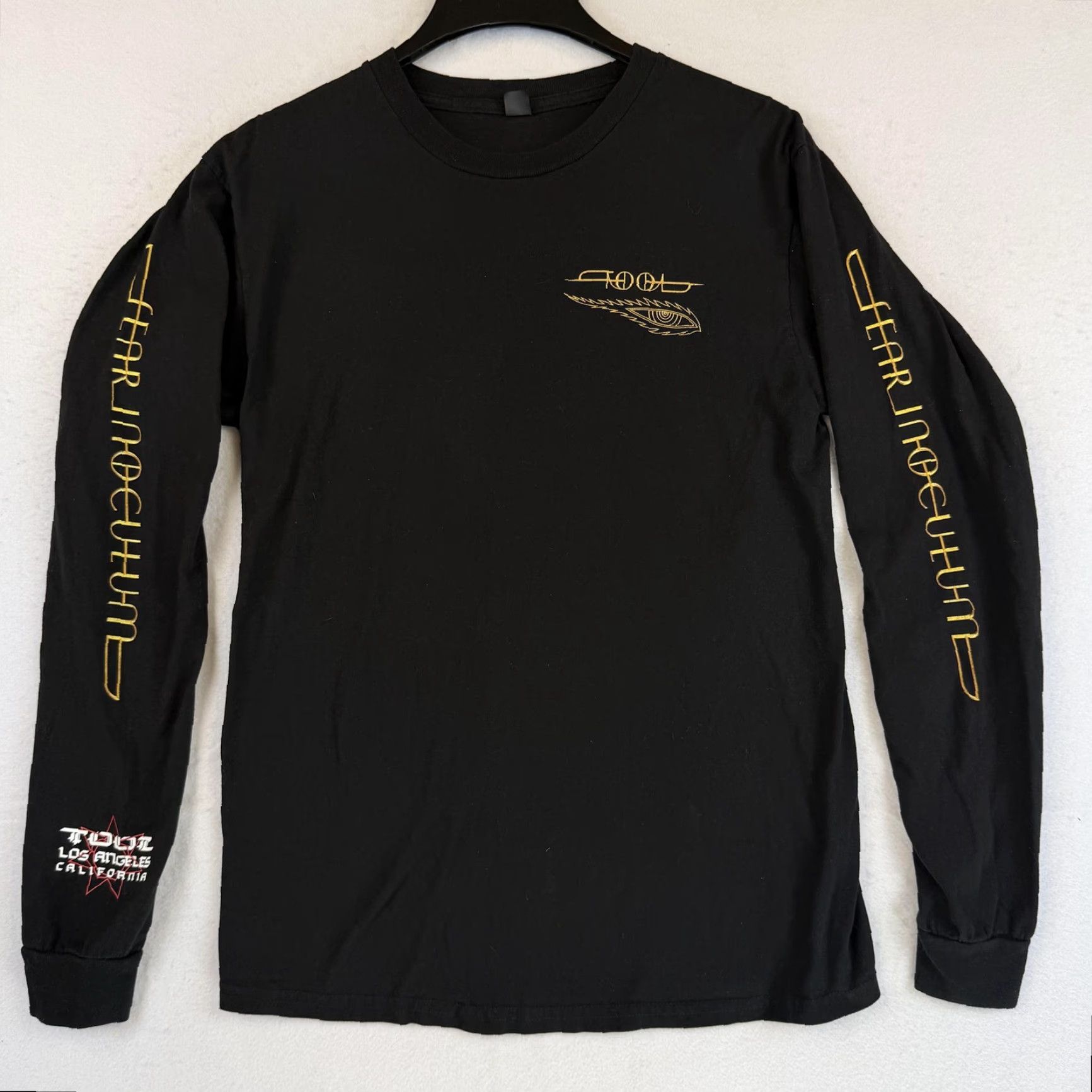 Tultex VINTAGE Tool Shirt Mens Medium Black Long Sleeve Fear Inoculum Tour 2019 Los Angeles Size US M / EU 48-50 / 2 - 7 Thumbnail