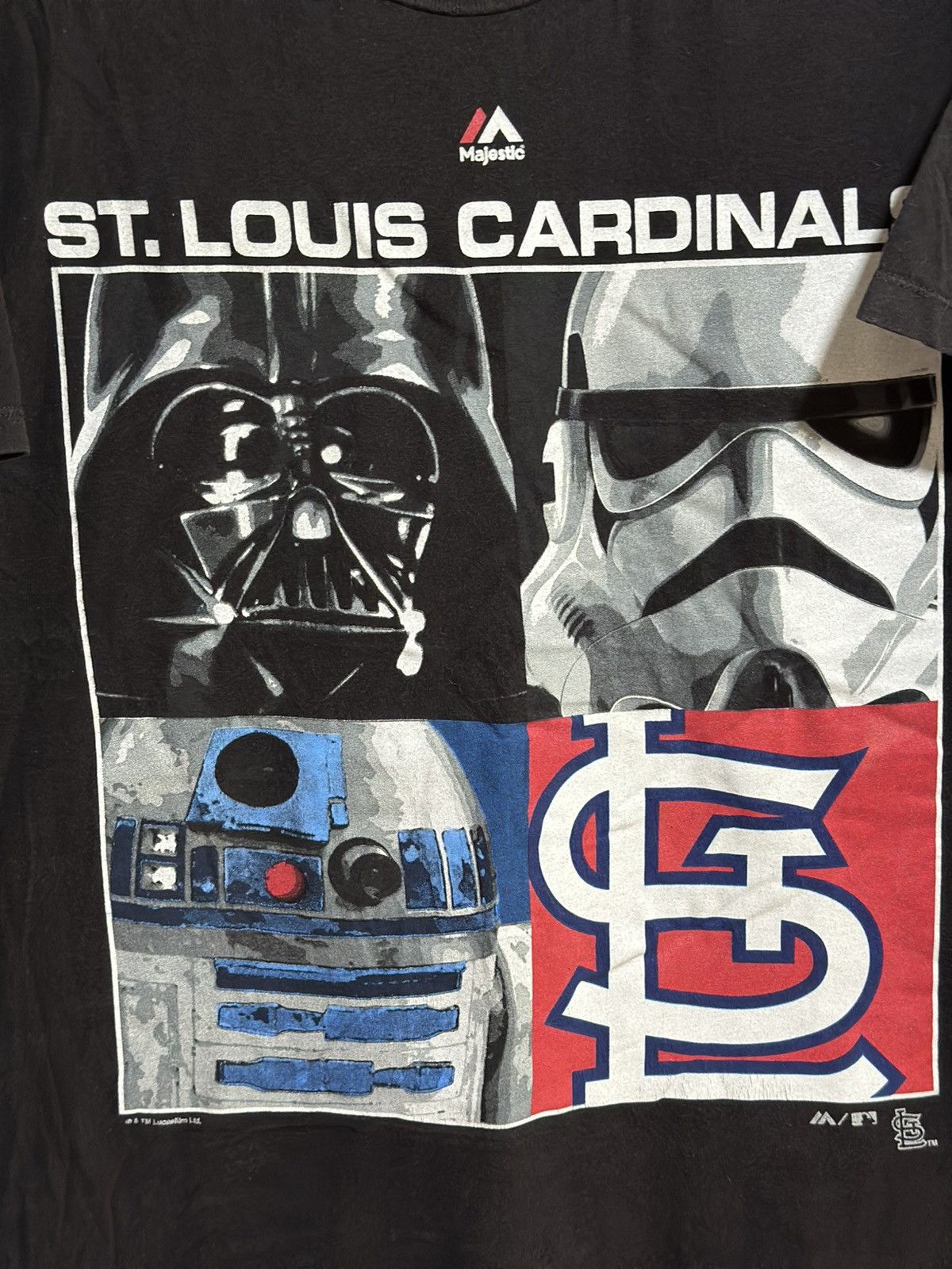 MLB × Majestic × Vintage Vintage St.Louis Cardinals Star Wars Main Character Tee Size US L / EU 52-54 / 3 - 2 Thumbnail