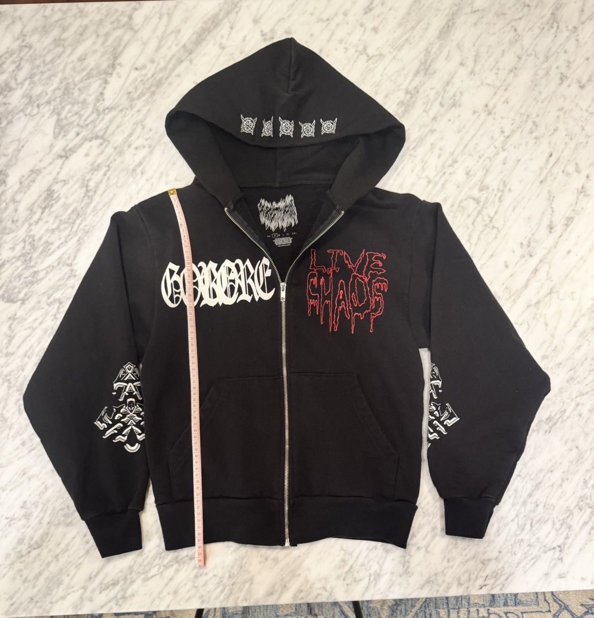 Nine Vicious For Nothing Hoodie ブラック Ken Carson Nine Vicious For Nothing Hoodie Official Merch Che