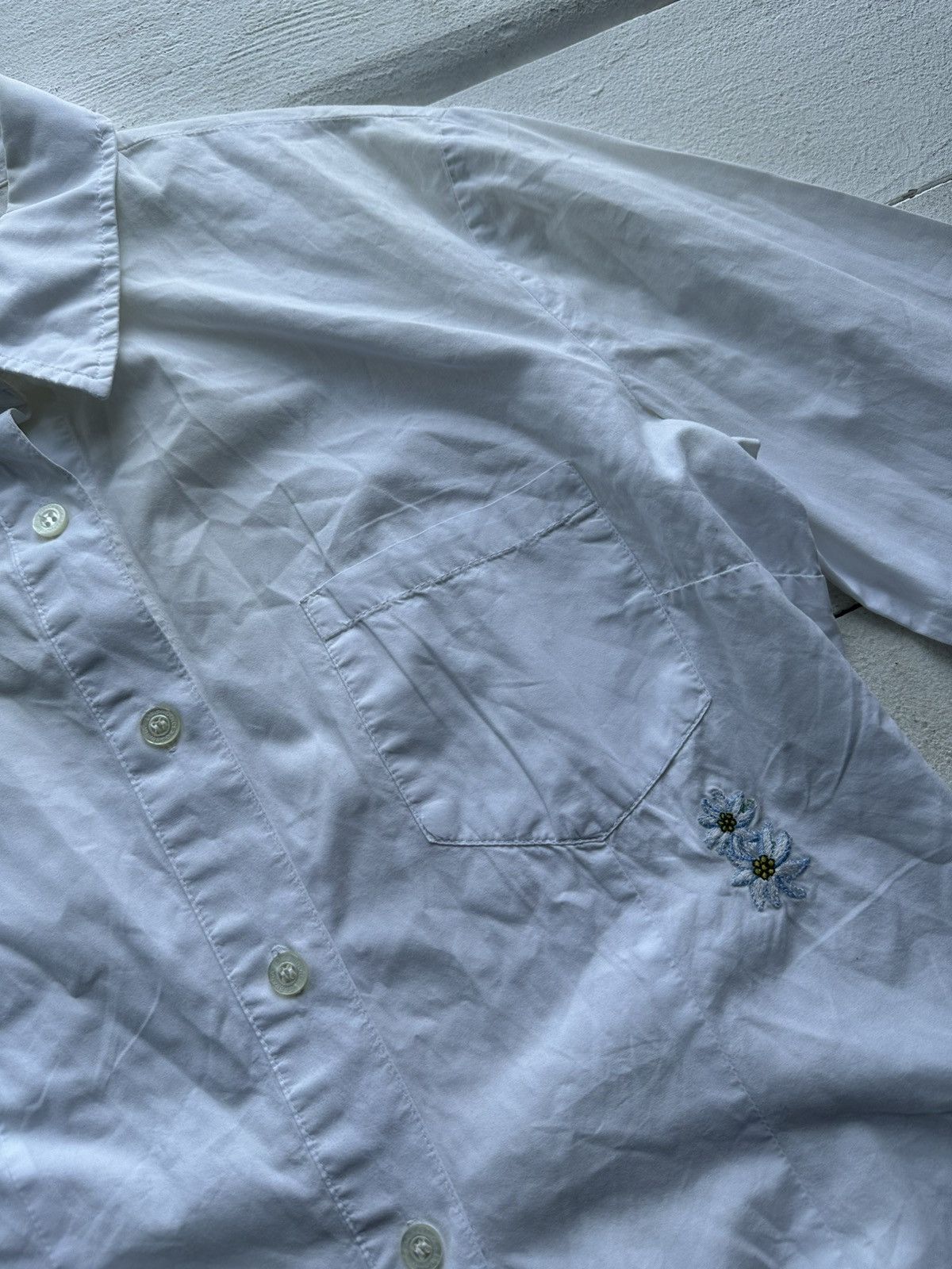 Dolce & Gabbana RARE🚨 Dolce & Gabbana Shirt Blouse luxury rare FLOWER LOGO Size M / US 6-8 / IT 42-44 - 4 Thumbnail