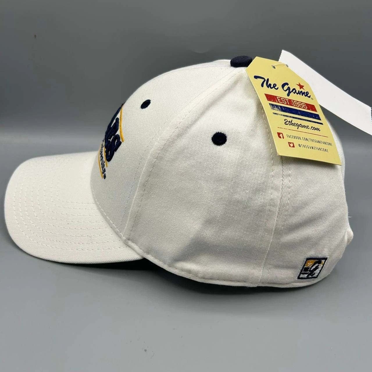 The Game Vintage Georgia Southern Eagles Hat Men White NCAA Snap Back Size ONE SIZE - 5 Thumbnail