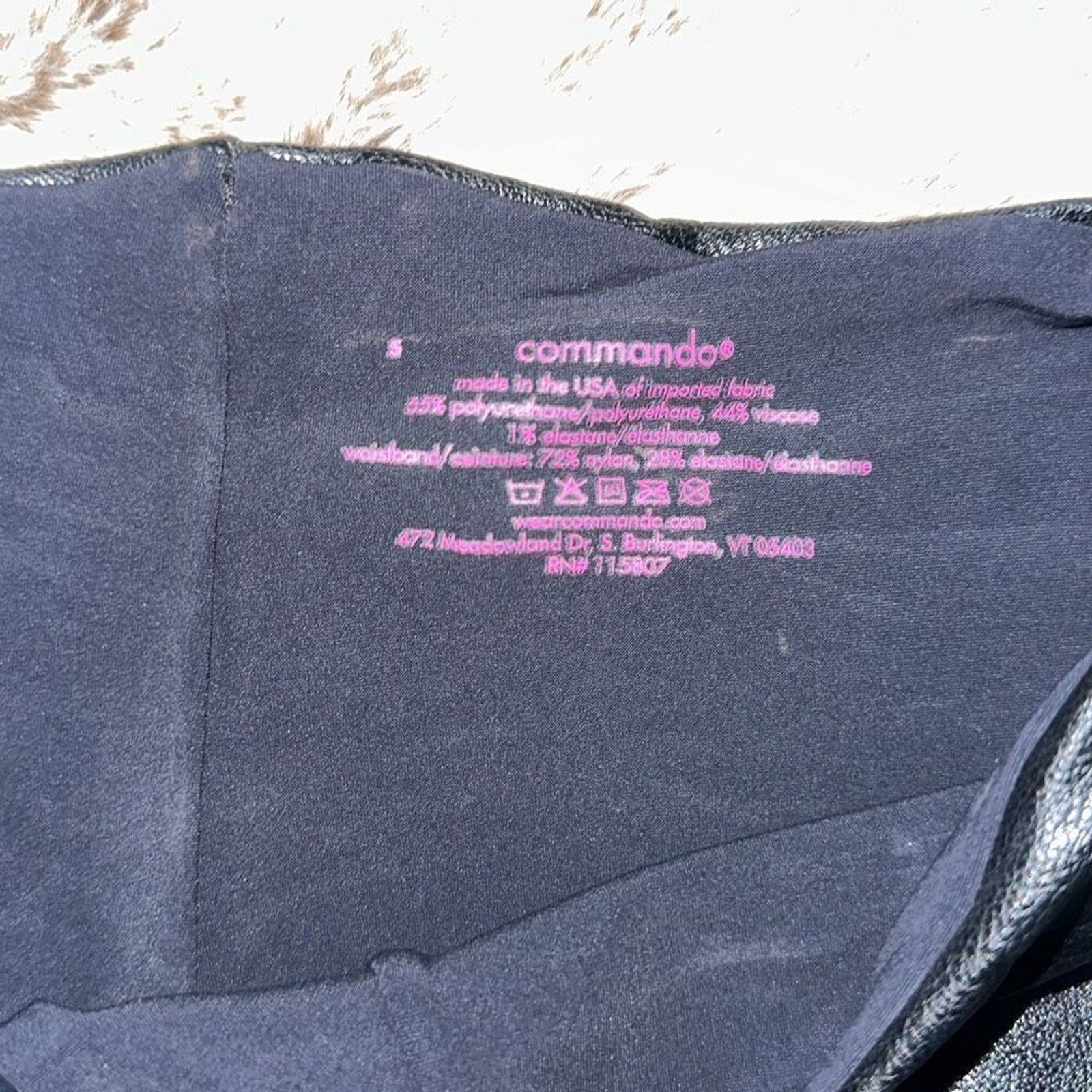 Commando Commando Leather-Like High Waist Leggings | Sz S Size 27" / US 4 / IT 40 - 4 Thumbnail