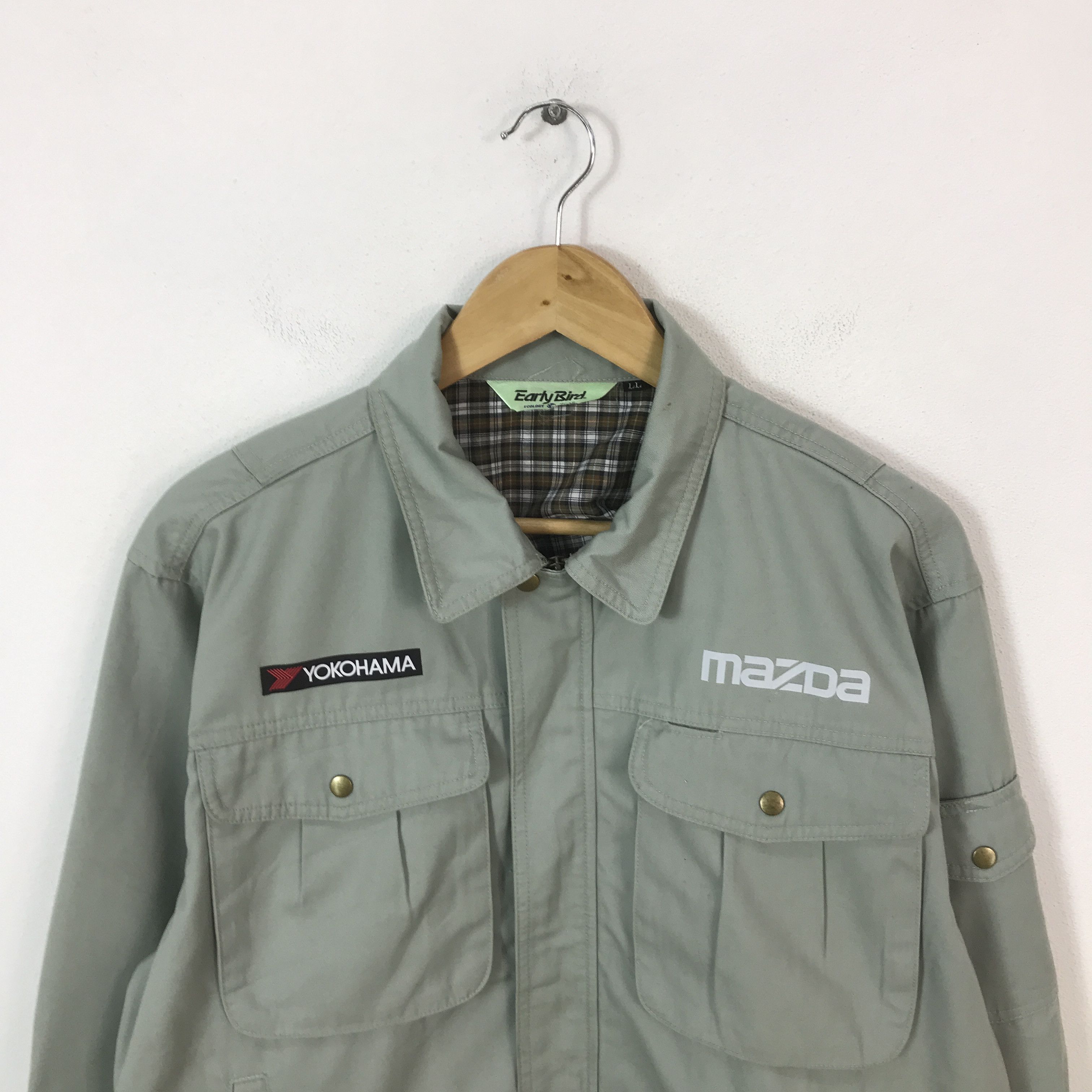 Japanese Brand Vtg Mazda Racing Motorsport Custom jacket K62B14 Size US L / EU 52-54 / 3 - 3 Thumbnail