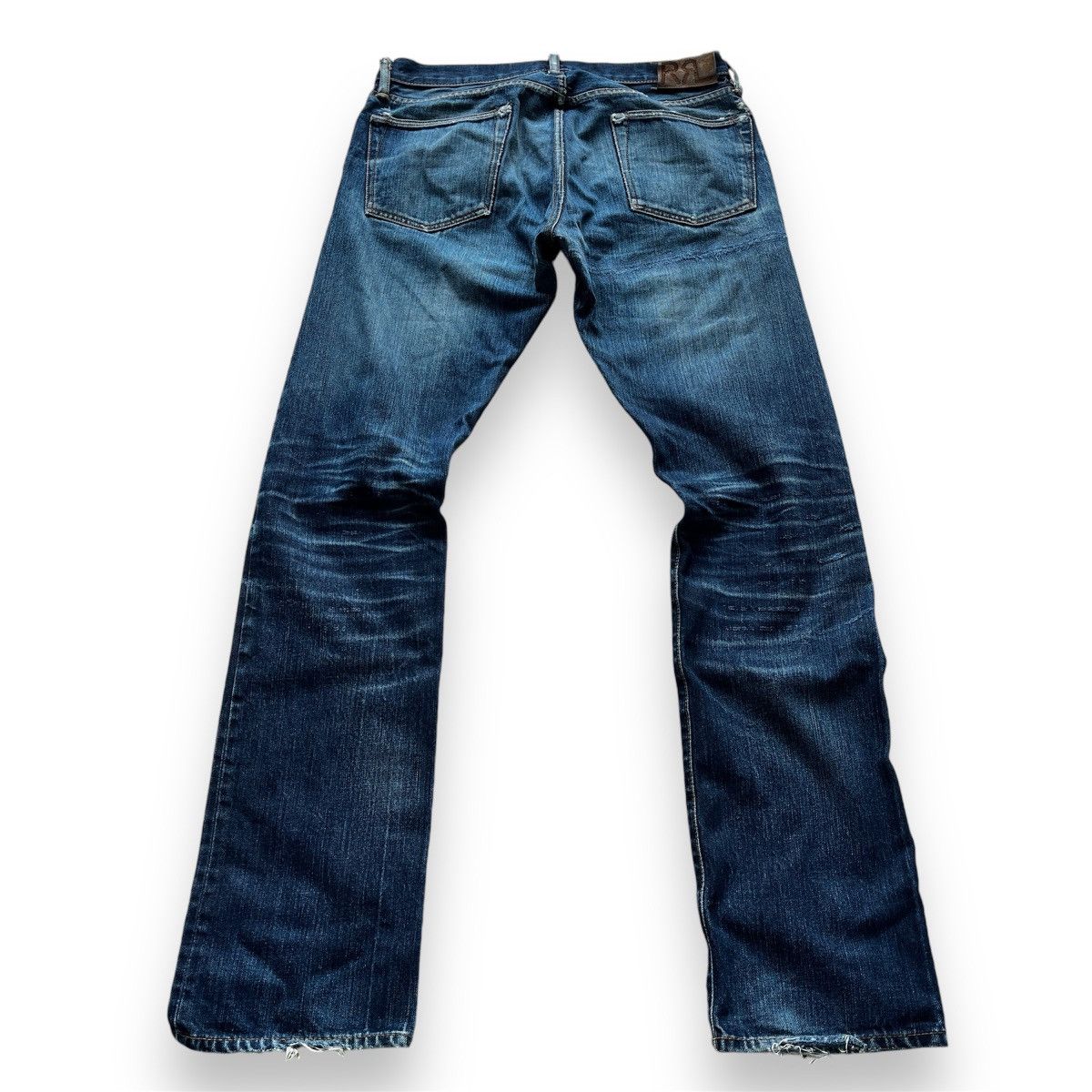 RRL Ralph Lauren Vintage RRL Ralph Lauren Hidden Rivet Distressed Denim Size US 34 / EU 50 - 3 Thumbnail