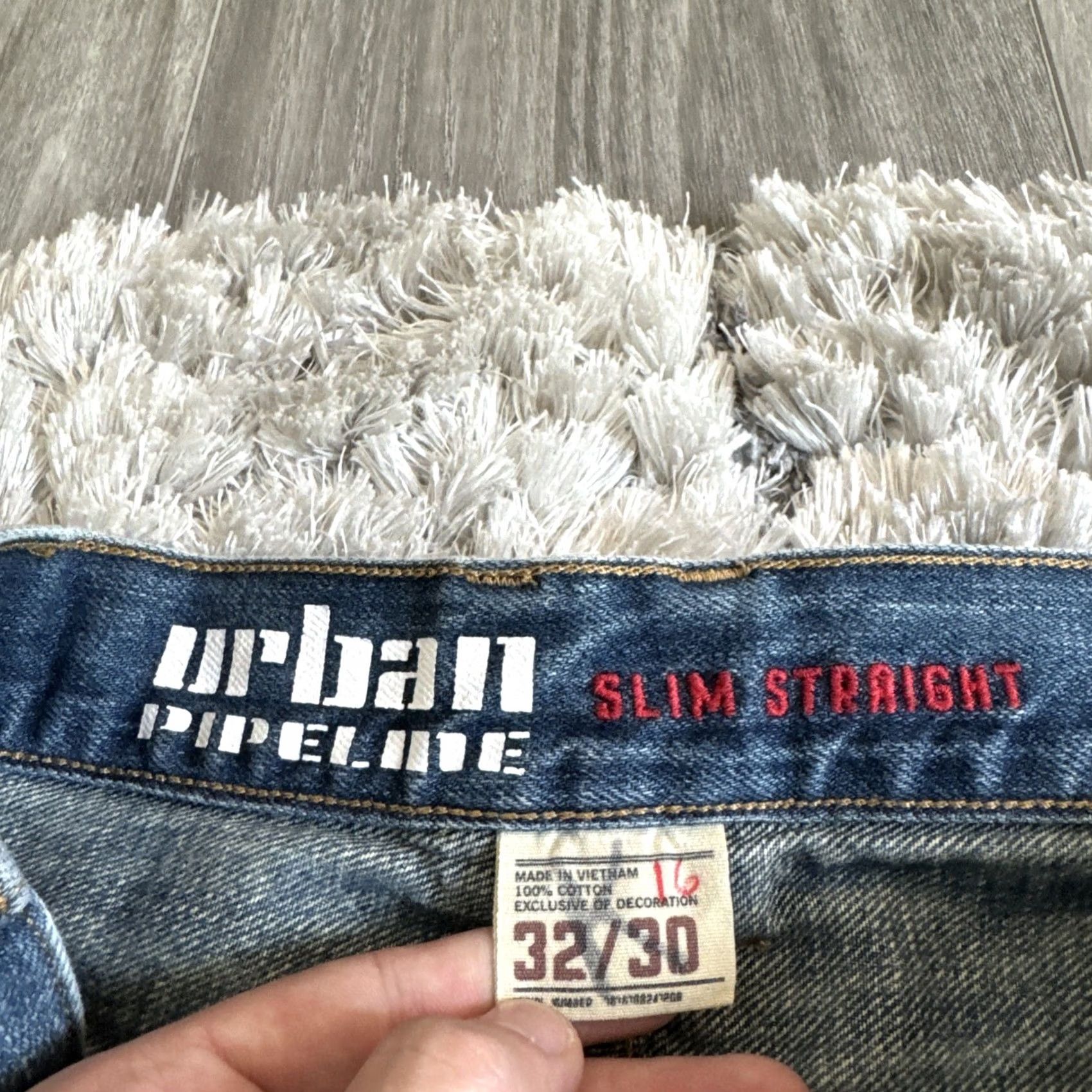 Vintage Vintage Urban Pipeline Jeans Size 32x30 Blue Denim Embroidered Y2K 00’s Men’s Size US 32 / EU 48 - 7 Thumbnail