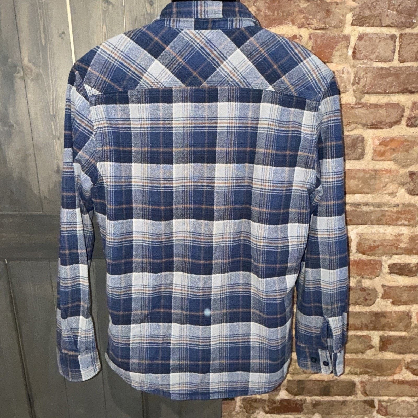 Brixton Brixton Bowery Long Sleeve Twill Cotton Plaid Shirt Sz L Size US L / EU 52-54 / 3 - 4 Thumbnail
