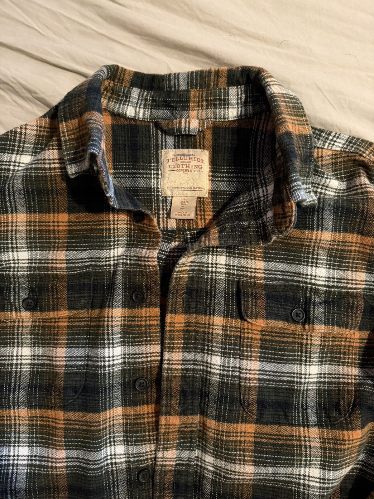 Telluride vintage - workwear long sleeve flannel Size US L / EU 52-54 / 3 - 3 Thumbnail