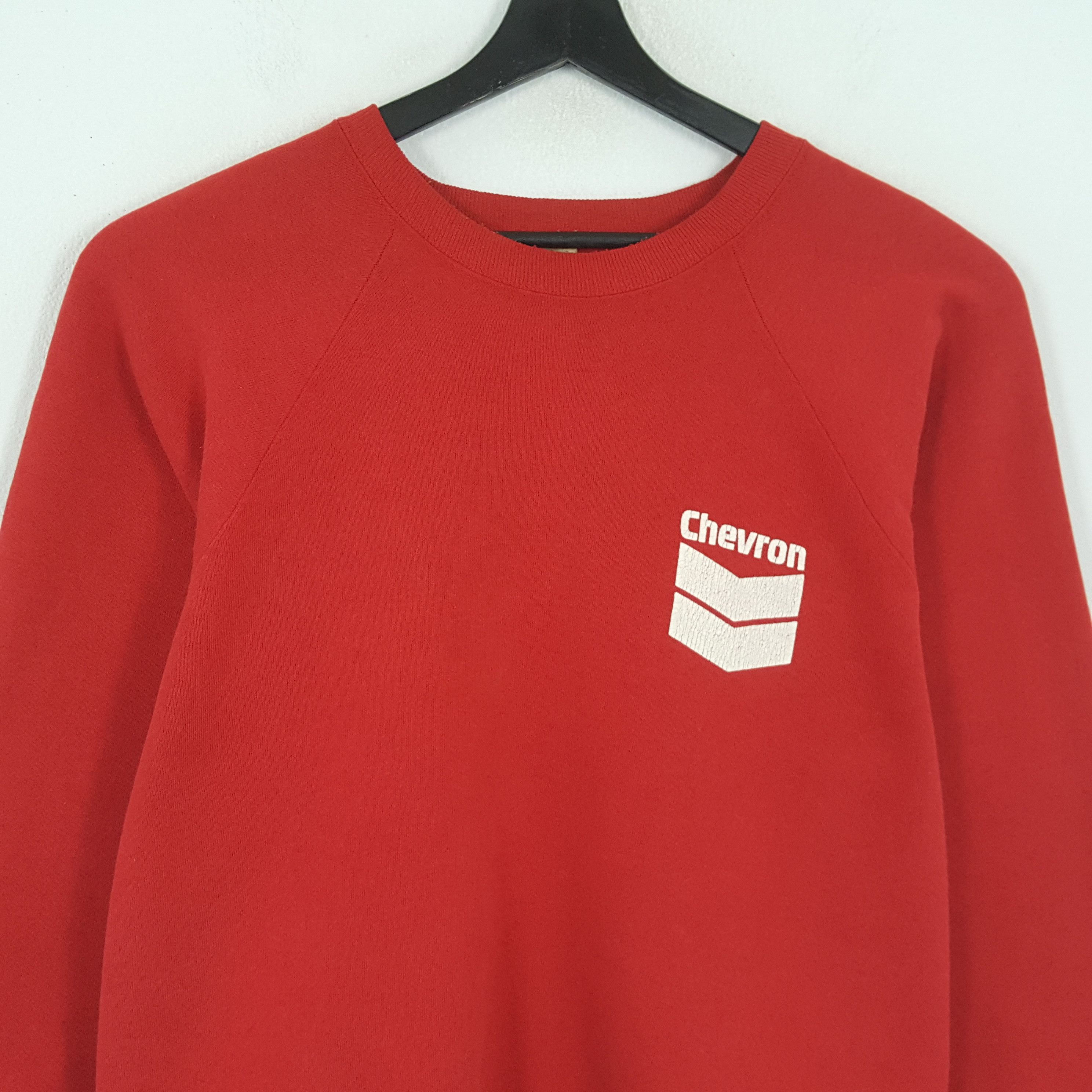 Petrol Industries × Vintage CHEVRON Petroleum Company Promo Style Vintage Sweatshirt Size US XL / EU 56 / 4 - 2 Thumbnail