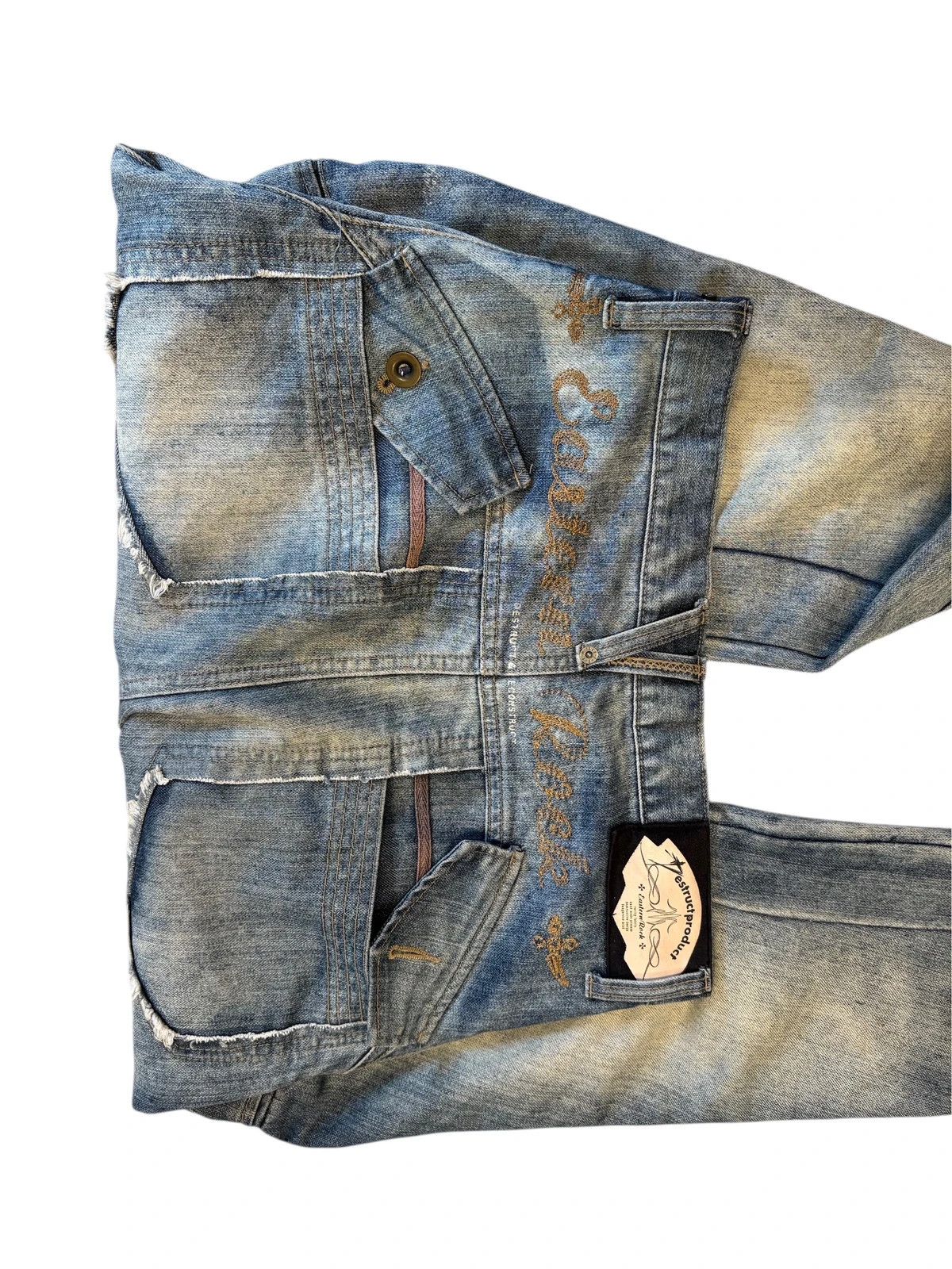 Japanese Brand Japanese Brand light wash cargo jeans Size US 30 / EU 46 - 4 Thumbnail