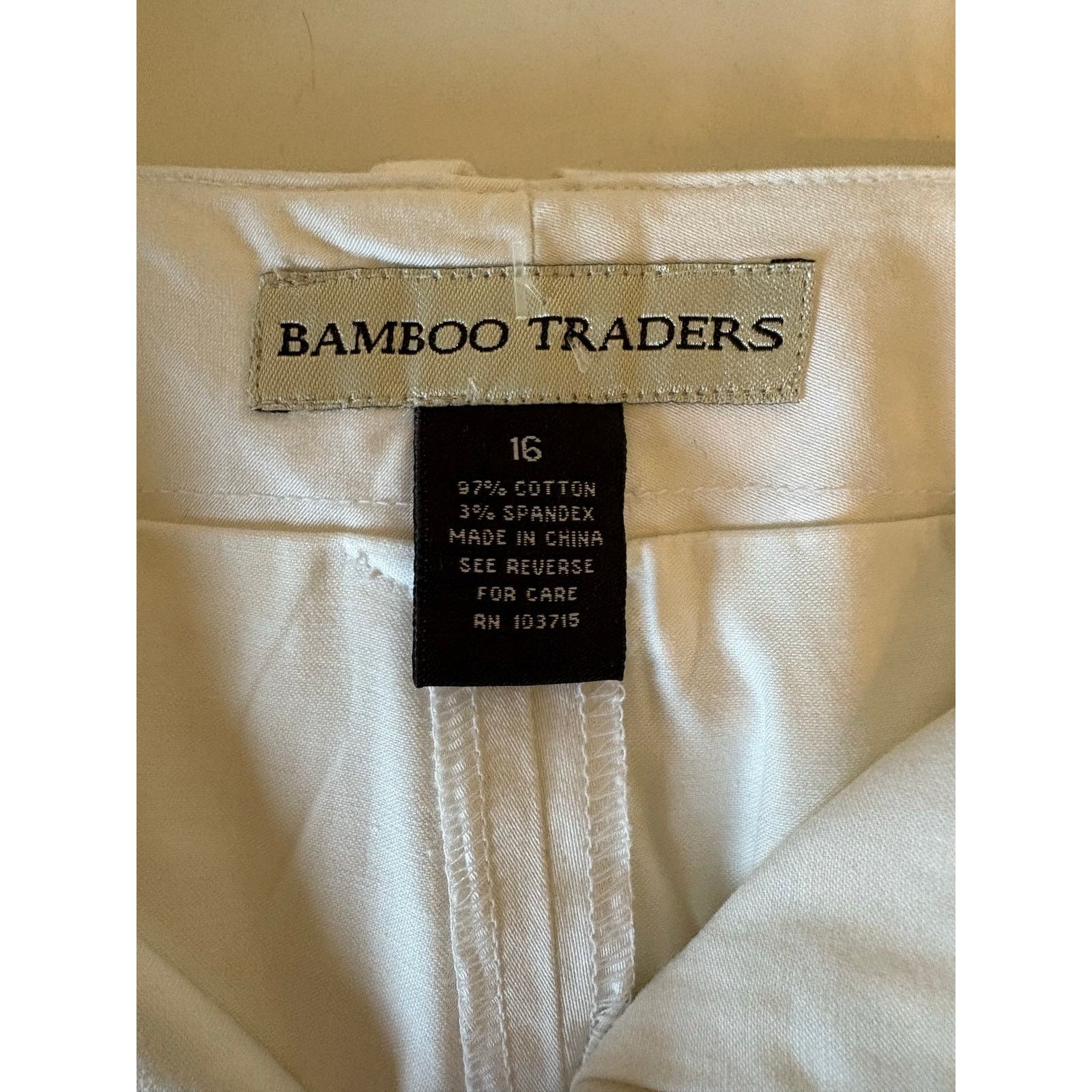 Other Bamboo Traders size 16 skort NEW white Size 38" / US 16 / IT 52 - 2 Thumbnail