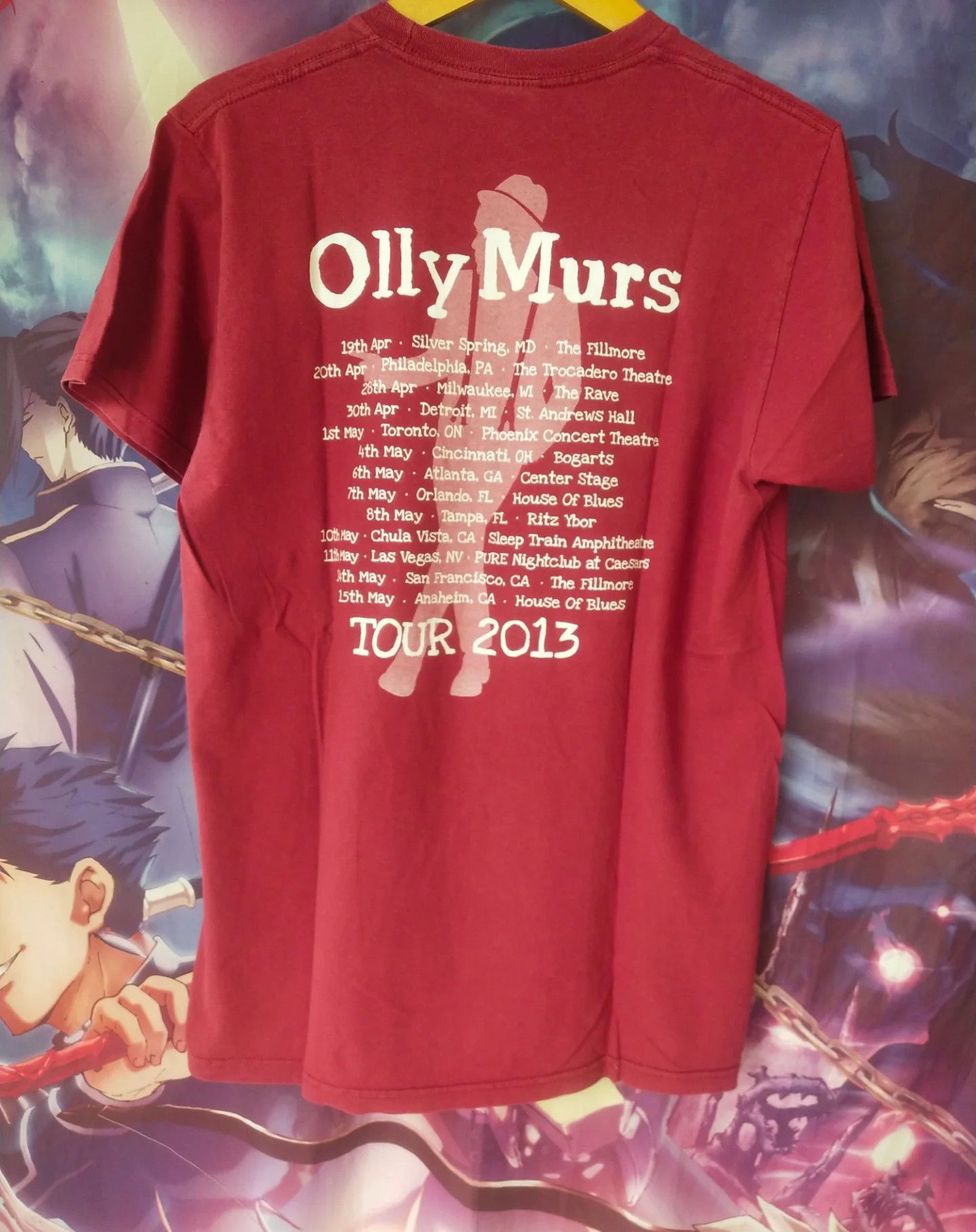 Band Tees Olly Murs Potrait Photo Tour 2013 Music Band Tee Size US L / EU 52-54 / 3 - 4 Thumbnail