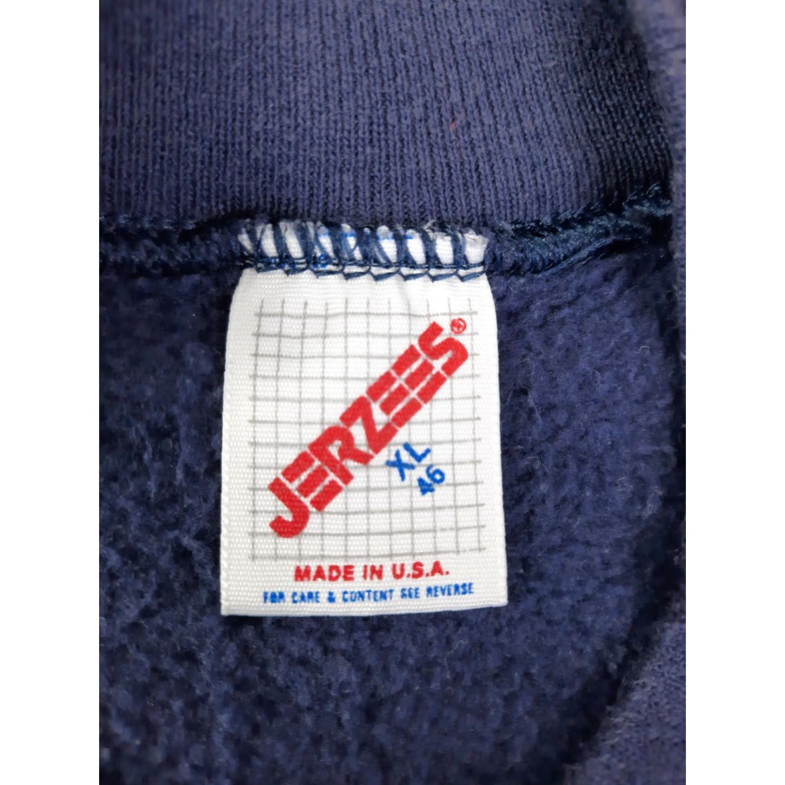 Jerzees VINTAGE Jerzees Raglan Sweatshirt Mens XL Blue Bald Eagle USA Made America Size US XL / EU 56 / 4 - 2 Thumbnail