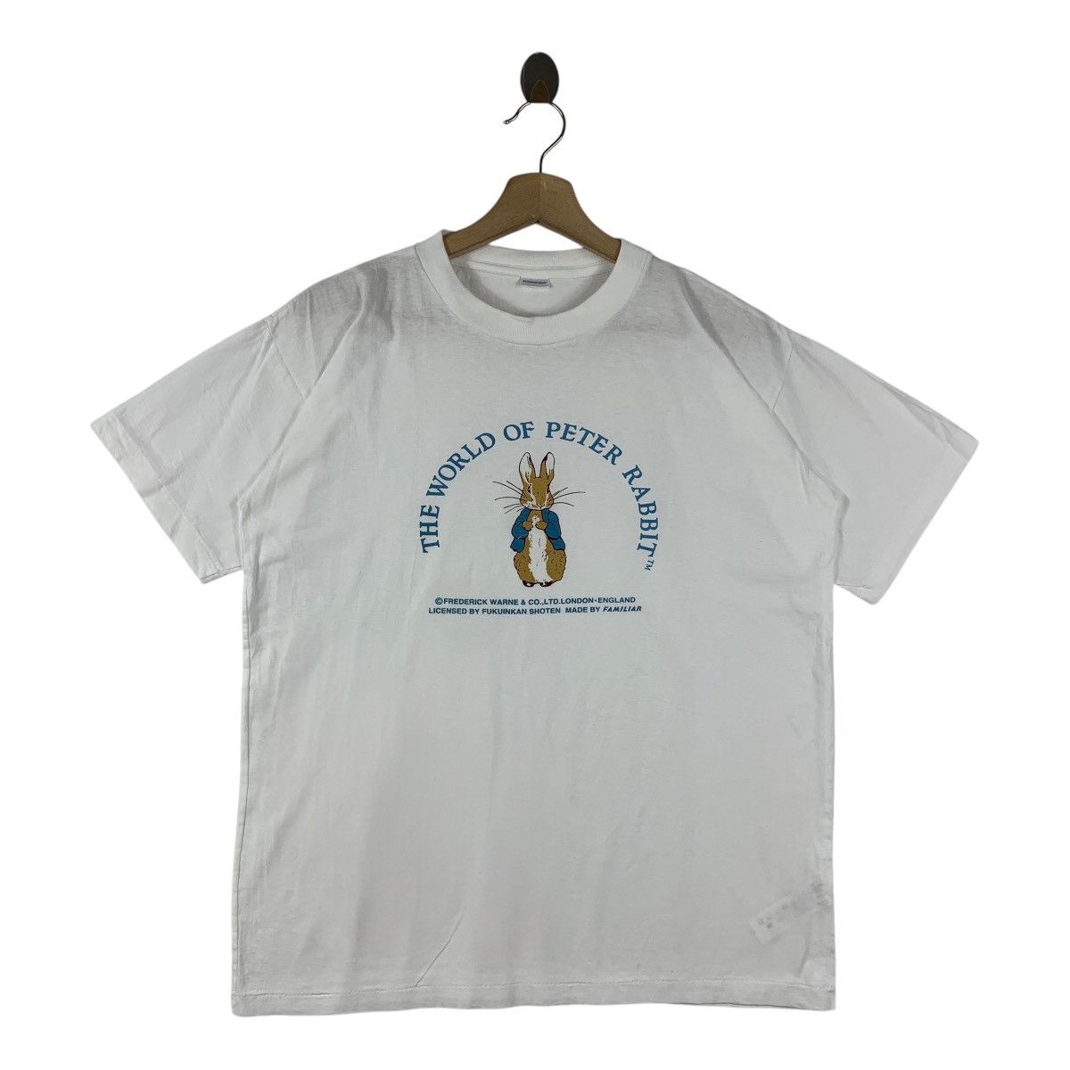 Anime × Vintage Vintage 90s THE WORLD OF PETER RABBIT White tees shirt Size US M / EU 48-50 / 2 - 1 Thumbnail