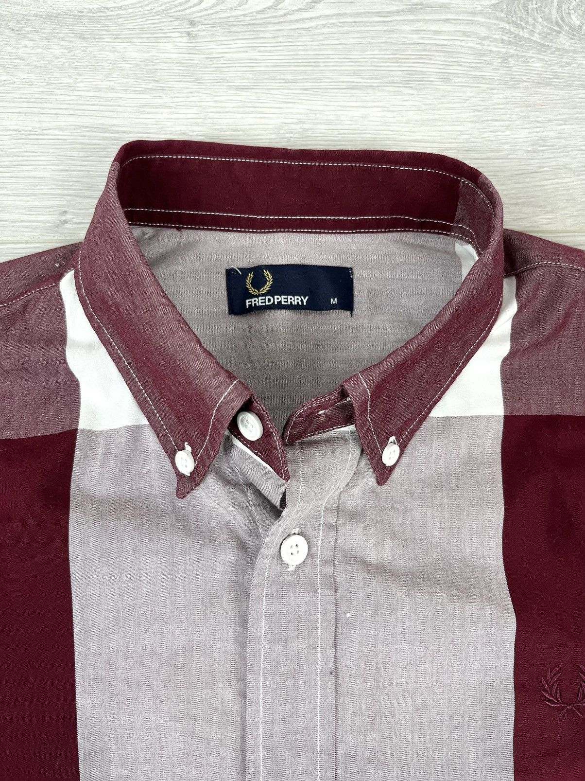 Fred Perry Fred Perry Checkered Classic Shirt Button Ups Size US M / EU 48-50 / 2 - 4 Thumbnail