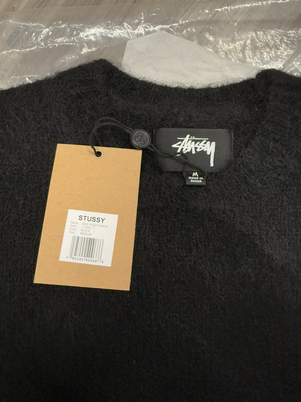 Stussy Stussy Dice Fuzzy Crewneck Size Medium Size US M / EU 48-50 / 2 - 3 Thumbnail