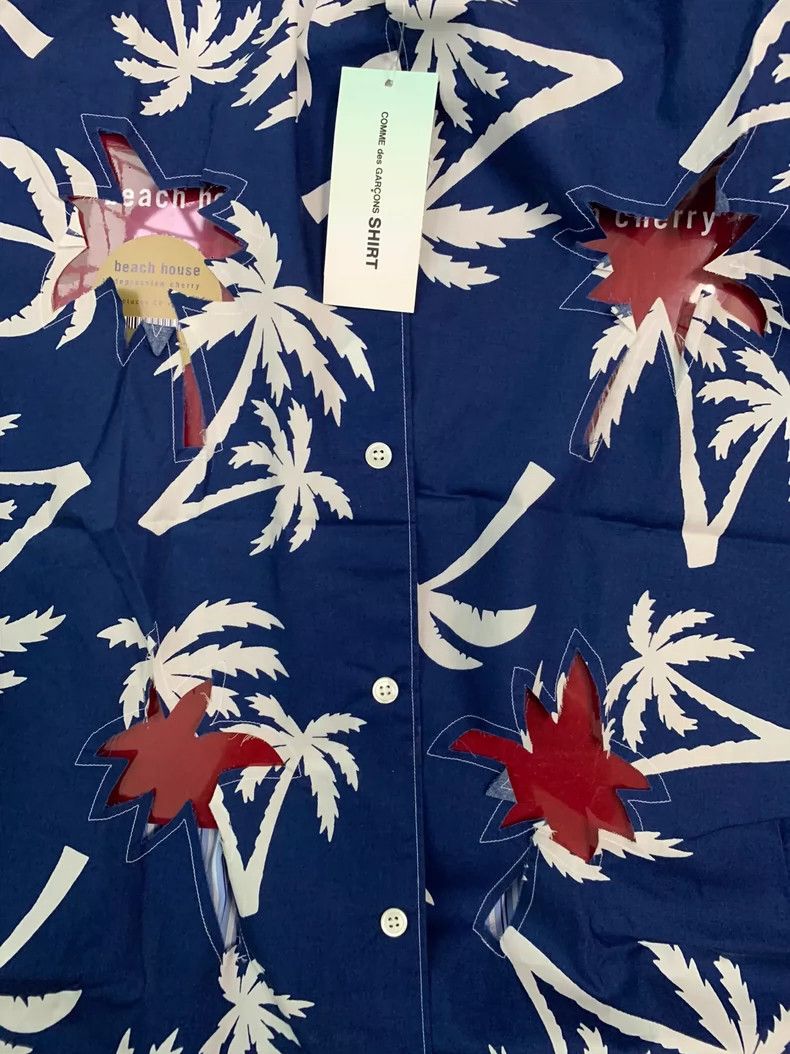 Comme des Garcons Comme Des Garcons Cutout Palm Tree Shirt Size M / US 6-8 / IT 42-44 - 3 Thumbnail