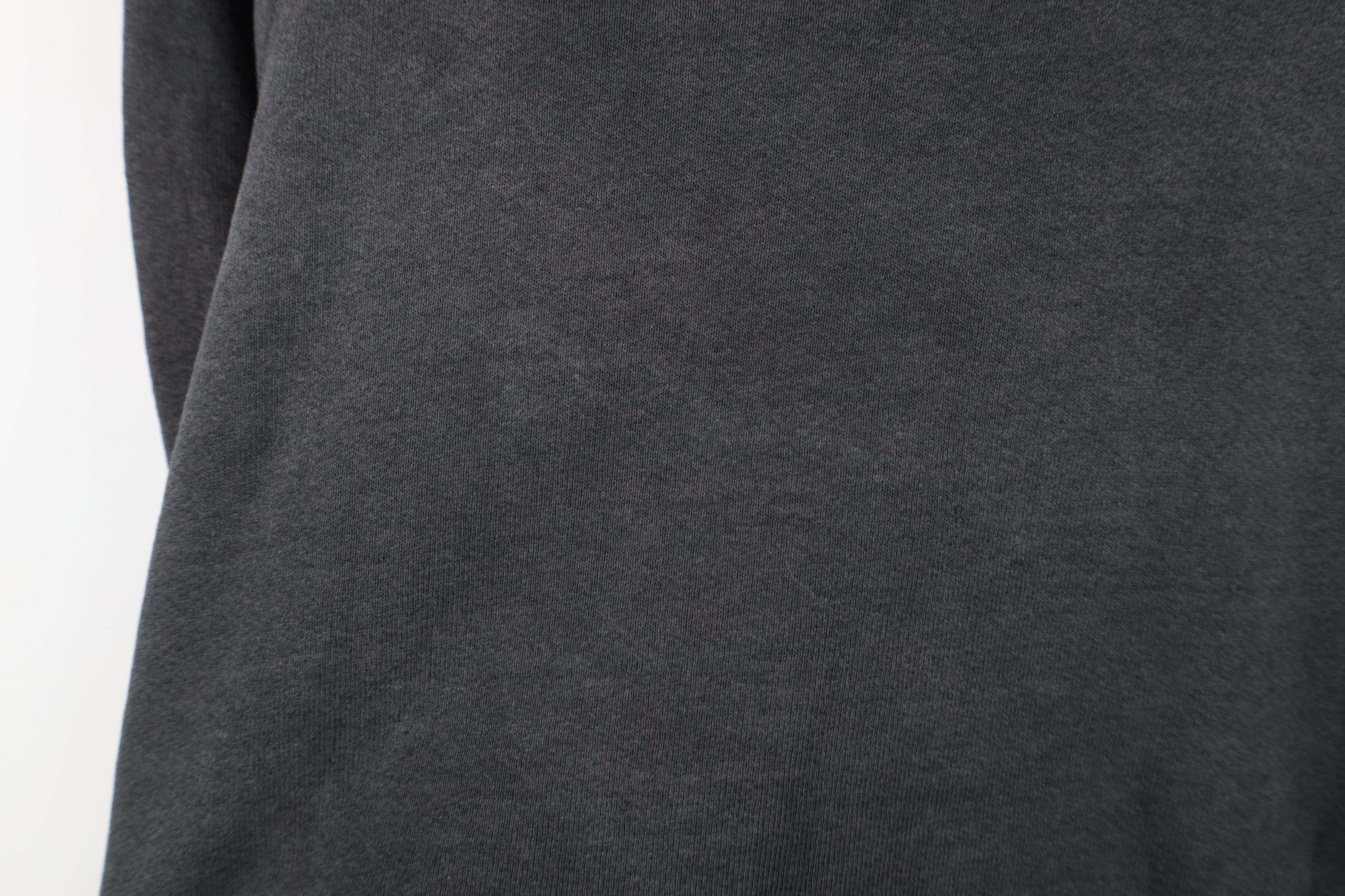 Vintage Vintage 90s Streetwear Blank Crewneck Sweatshirt Black USA Size 3XL / US 20-22 - 5 Thumbnail