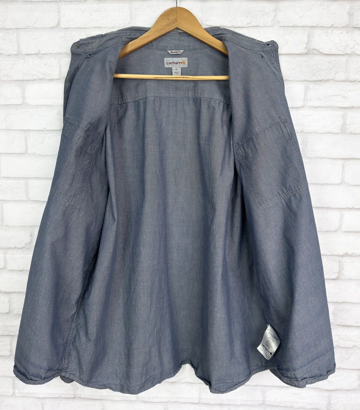 Carhartt Carhartt Vintage Button Ups Shirt Relaxed Fit Size US XL / EU 56 / 4 - 5 Thumbnail