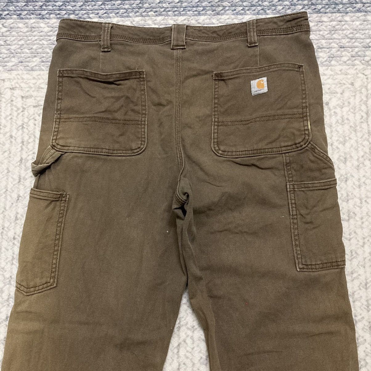 Carhartt × Carhartt Wip × Vintage Sunfaded Carhartt Brown Carpenter Pants with Some Paint Size US 32 / EU 48 - 8 Thumbnail