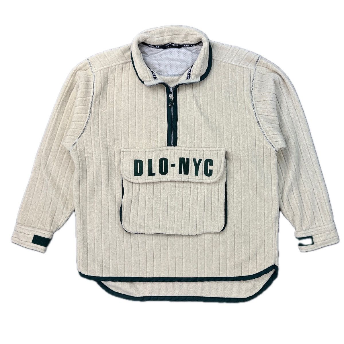 Vintage 90s DLO-NYC Quarter Zip Blanket Pullover Size US XL / EU 56 / 4 - 2 Thumbnail