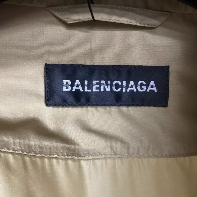 Balenciaga Balenciaga Trolley jacket in khaki with printed logo back Size US S / EU 44-46 / 1 - 3 Thumbnail