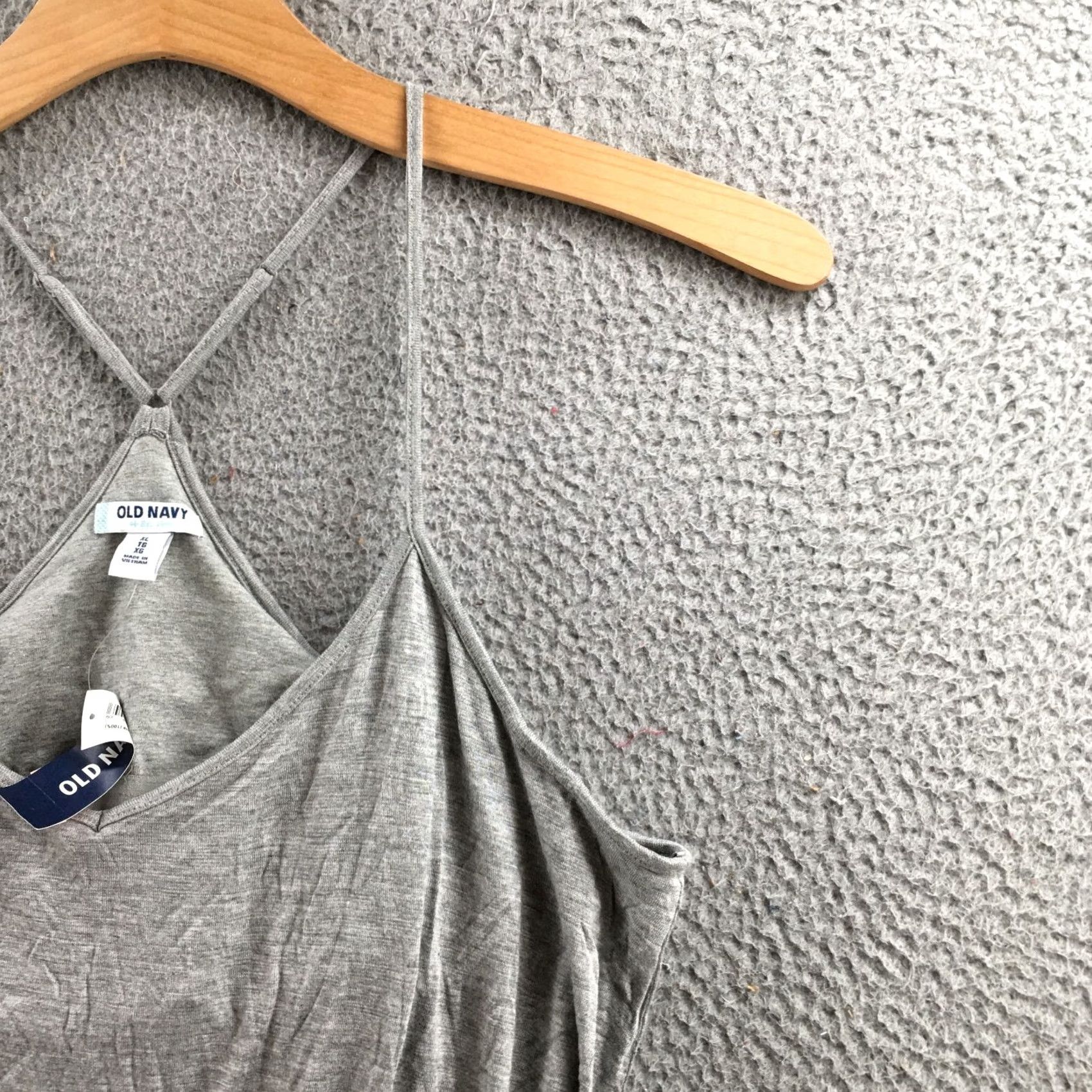 Old Navy Old Navy Dress Womens XL Gray Spaghetti Strap A-Line V-Neck Pullover Casual NEW Size XL / US 12-14 / IT 48-50 - 4 Thumbnail