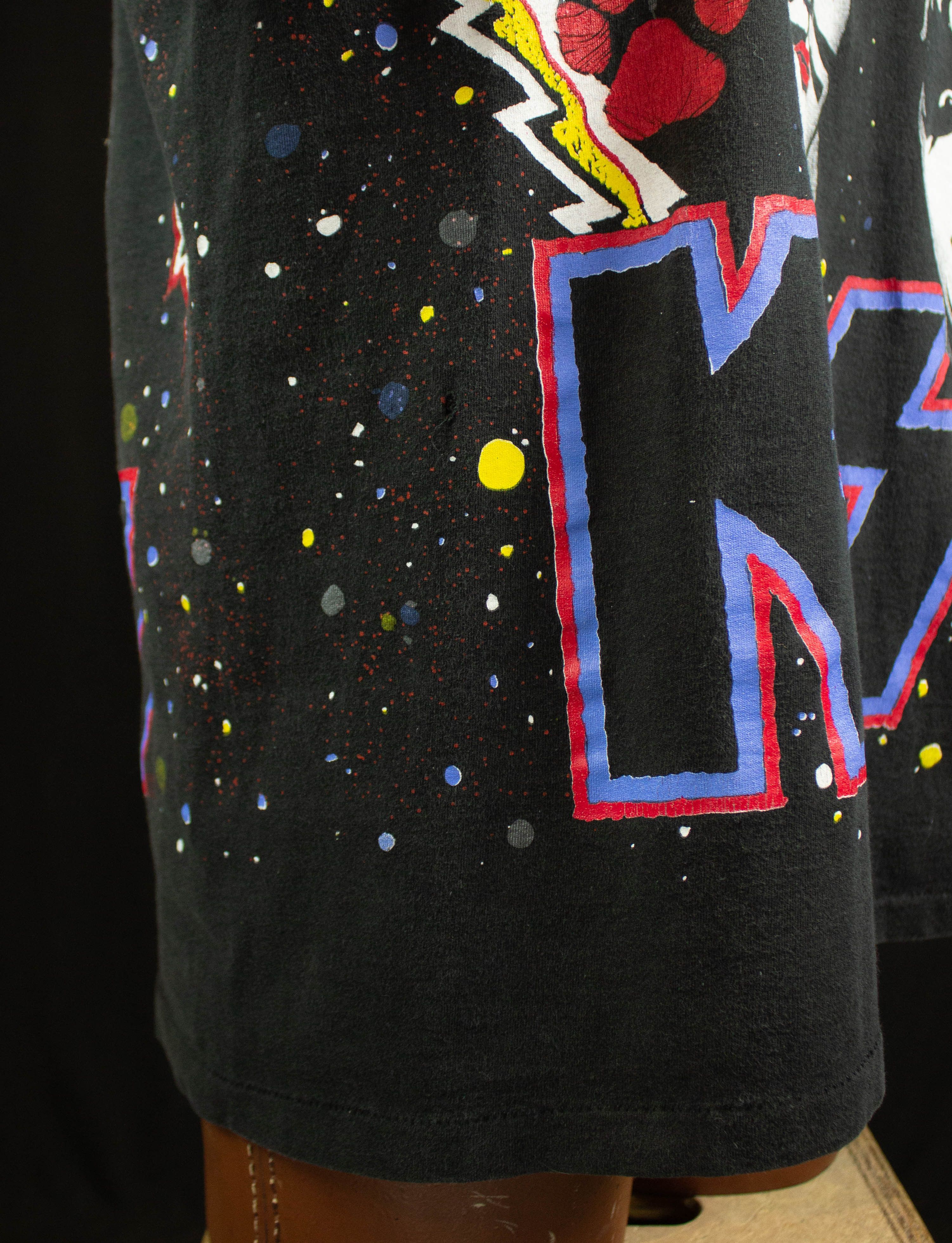 Vintage KISS Concert T Shirt 1992 All Over Print Winterland Tops