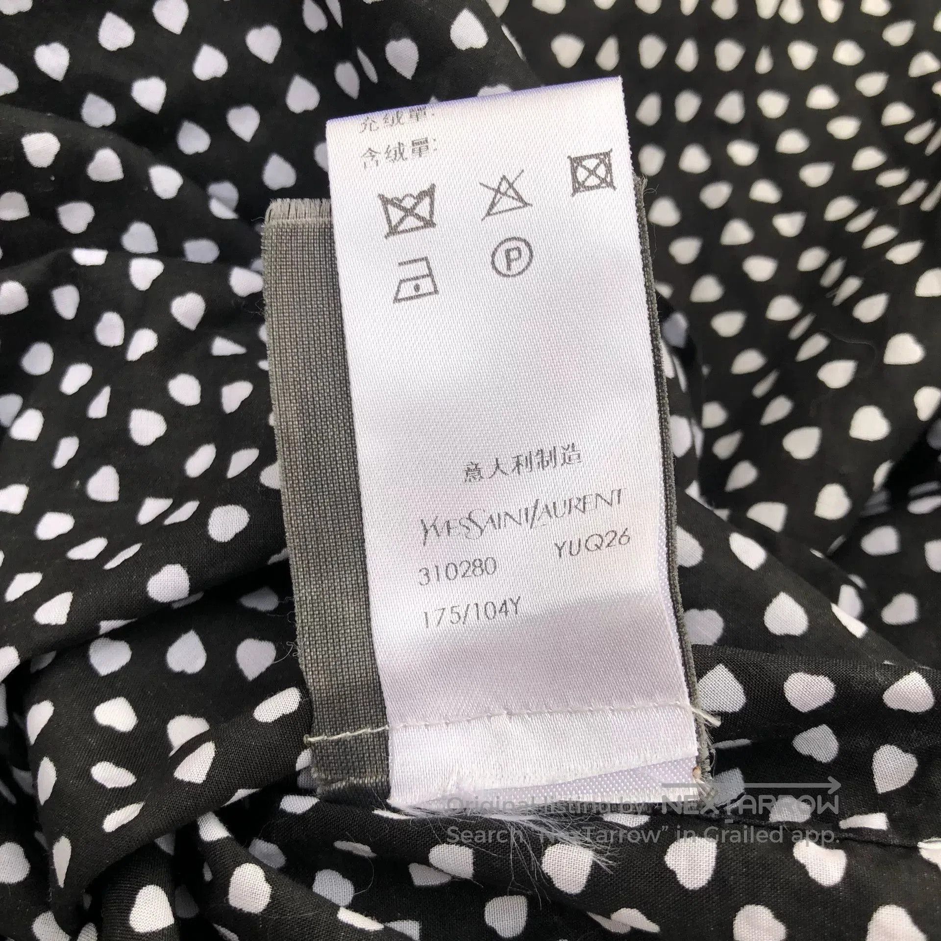 Saint Laurent Paris Saint Laurent 13SS Polka Dot Shirt. Size M / US 6-8 / IT 42-44 - 9 Thumbnail