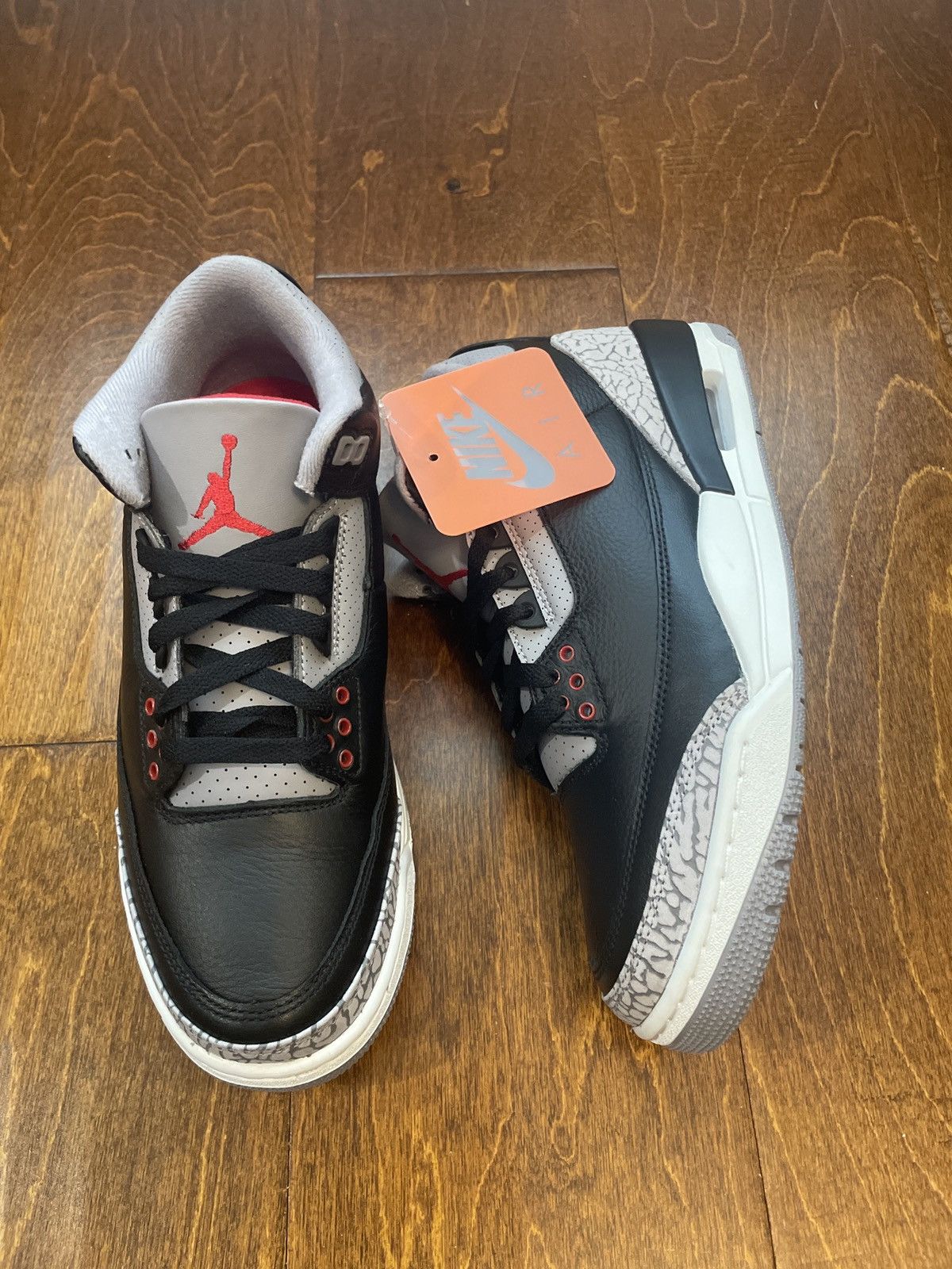 Jordan Brand Air Jordan Retro 3 “Black Cement” 2024 Size US 8.5 / EU 41-42 - 3 Thumbnail