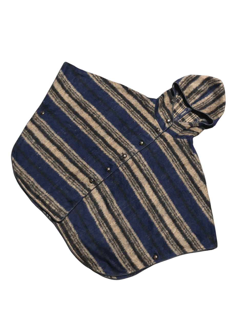 Beams Plus × Japanese Brand Archive💥 Beams Hearts Stripes Ponchos Hoodie FullOver Size L / US 10 / IT 46 - 1 Thumbnail