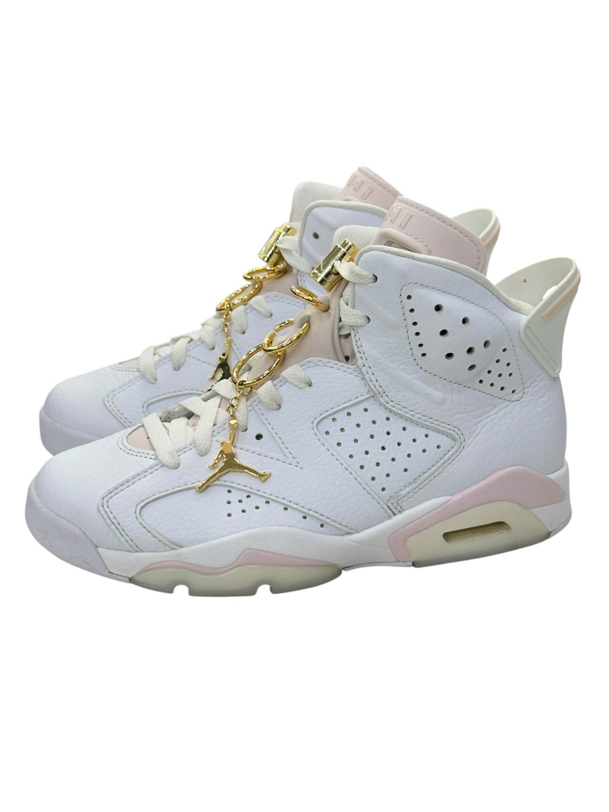 Jordan Brand Jordan 6 Retro Gold Hoops DH9696 100 Size 7W/5.5M Size US 5.5 / EU 38 - 3 Thumbnail