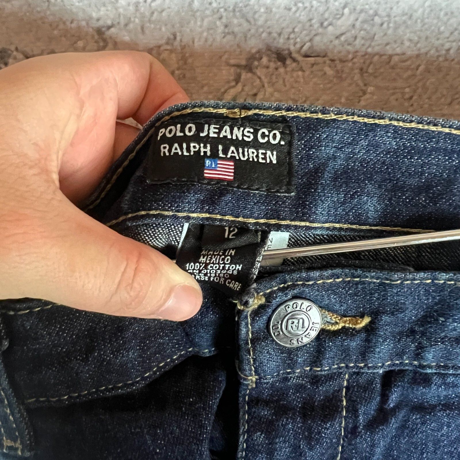 Ralph Lauren Polo Jeans Co. Ralph Lauren Women's Jeans Size 12 Blue ` Size 34" / US 12 / IT 48 - 7 Thumbnail