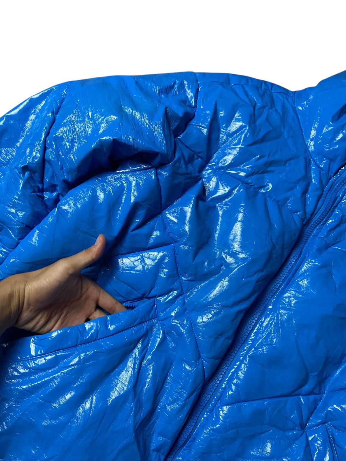 Designer × Vintage × Zara ZARA Brand Fashion Puffer Leather Jacket (131) Size US XL / EU 56 / 4 - 7 Thumbnail