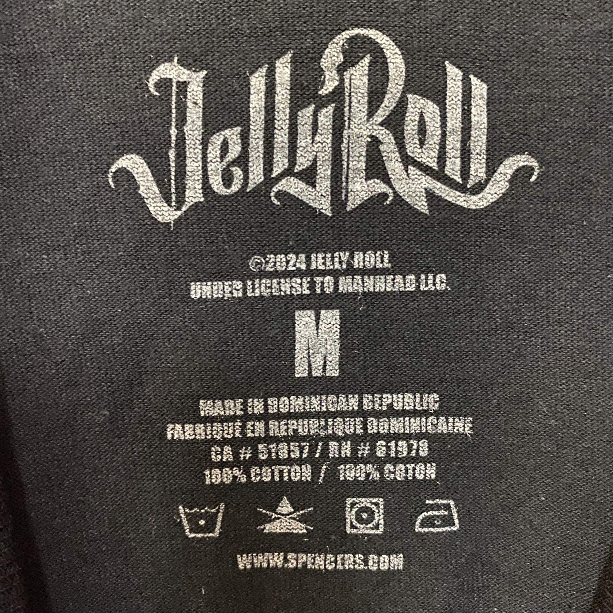 Rap Tees Jelly Roll Halfway To Hell Whitsitt Chapel Album T-Shirt Med Size US M / EU 48-50 / 2 - 4 Thumbnail