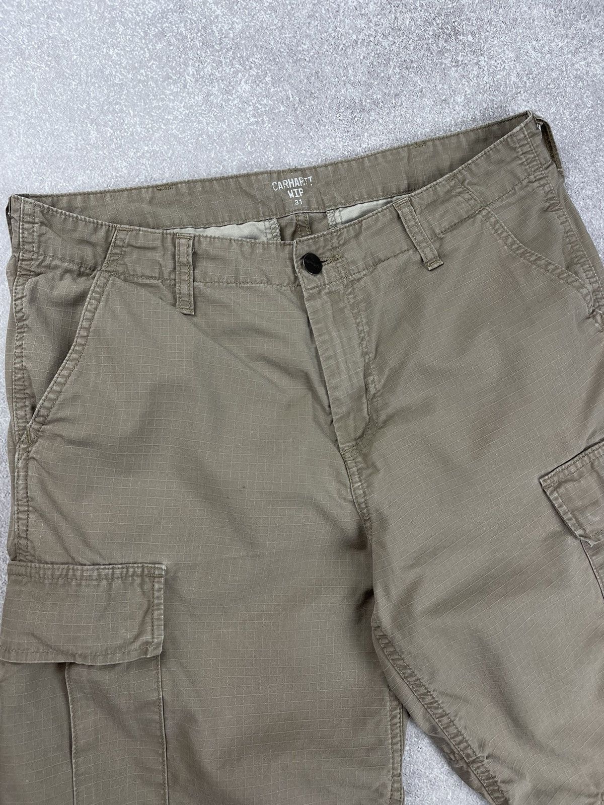 Carhartt Vintage Carhartt Regular Cargo Shorts Size 31 Size US 31 - 4 Thumbnail