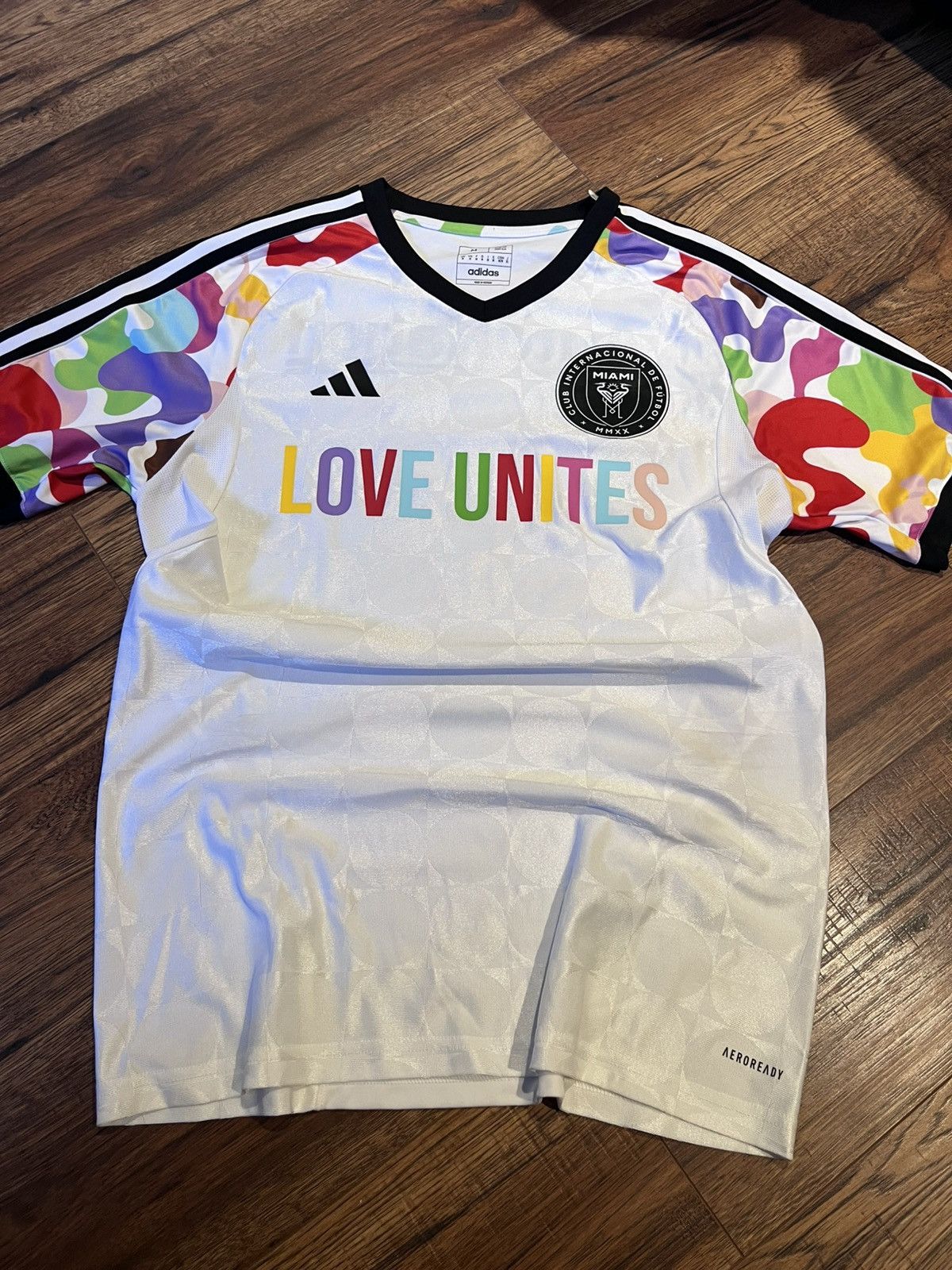 Adidas Adidas Inter Miami Love Unites 2022/23 Football Kit Jersey Size US L / EU 52-54 / 3 - 1 Thumbnail