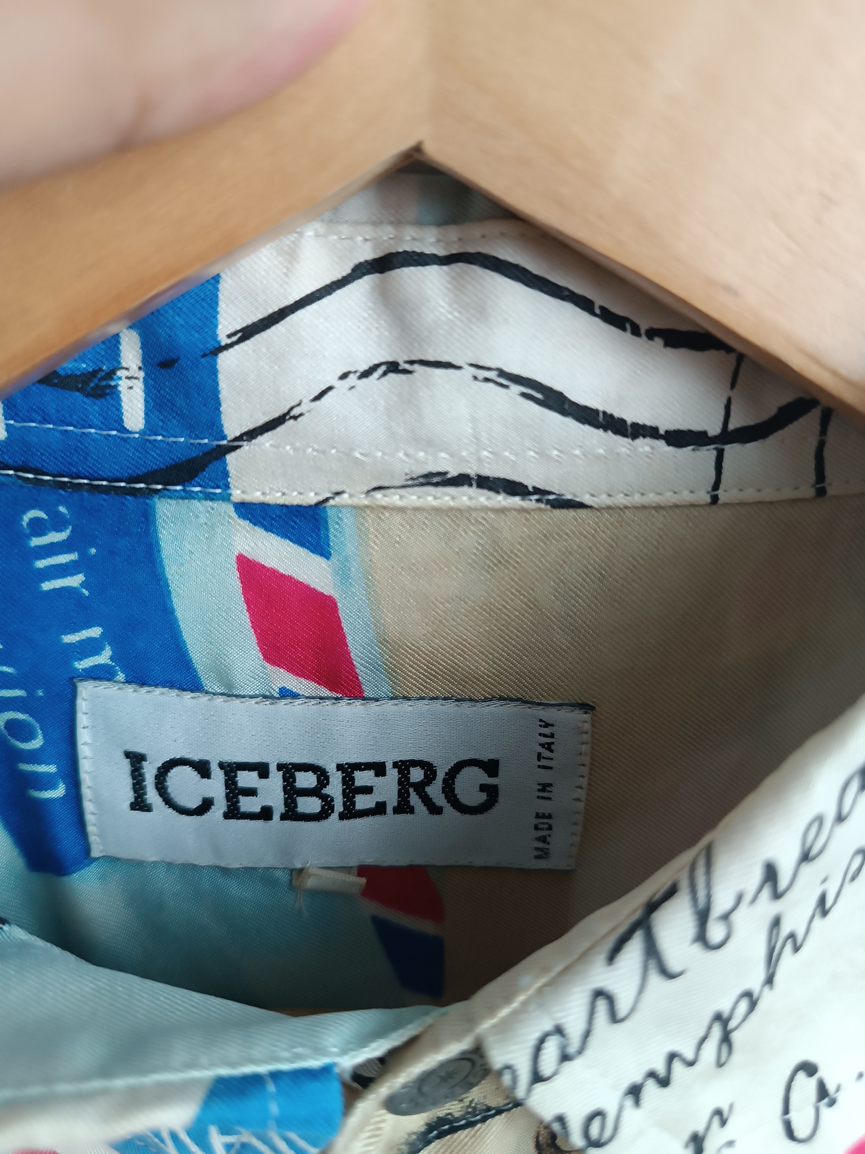 Iceberg RARE🔥VINTAGE 90'S ELVIS PRESLEY ICEBERG OVP SHIRTS Size US XL / EU 56 / 4 - 14 Thumbnail