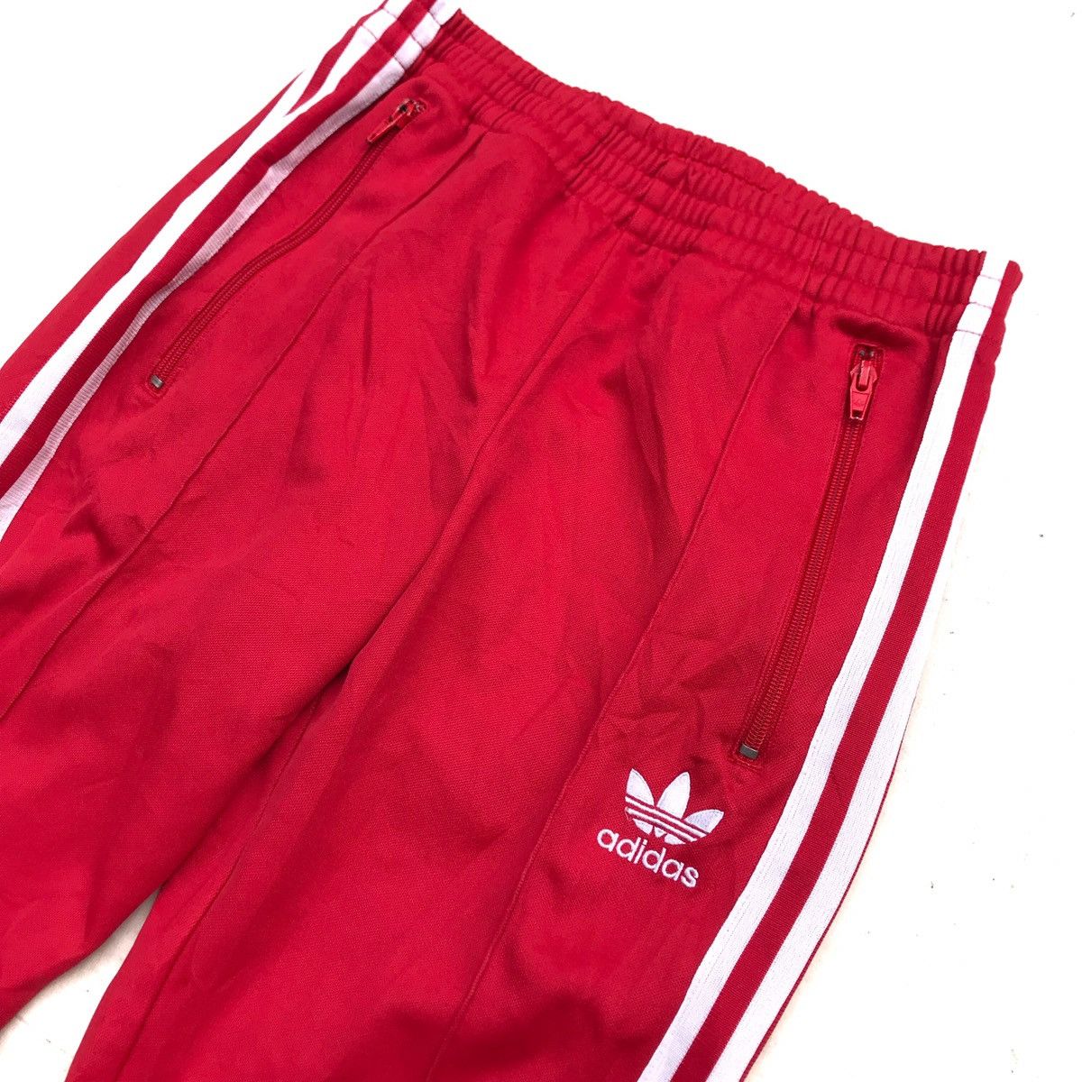 Adidas × Vintage Adidas Vintage Europe Euro Trackpants Tracktop pants Red Size US 32 / EU 48 - 8 Thumbnail