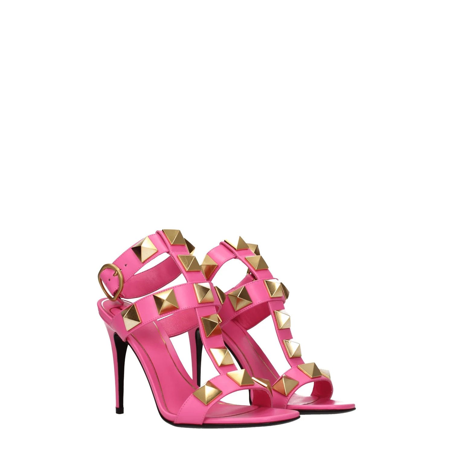 Valentino ob1o1e1224 Leather Sandals in Pink Size US 6.5 / IT 36.5 - 2 Thumbnail